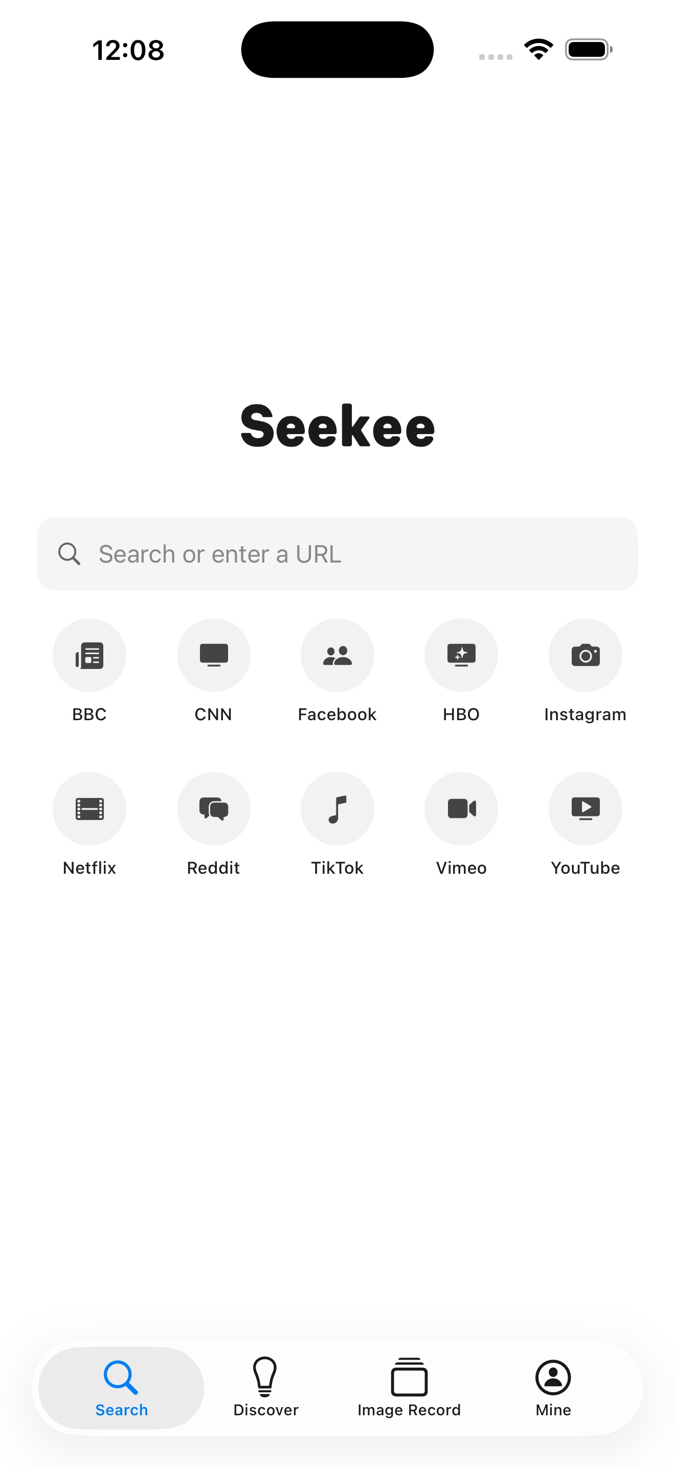 Captura de ecrã 1 da app Seekee: Pesquisa de IA & Arte
