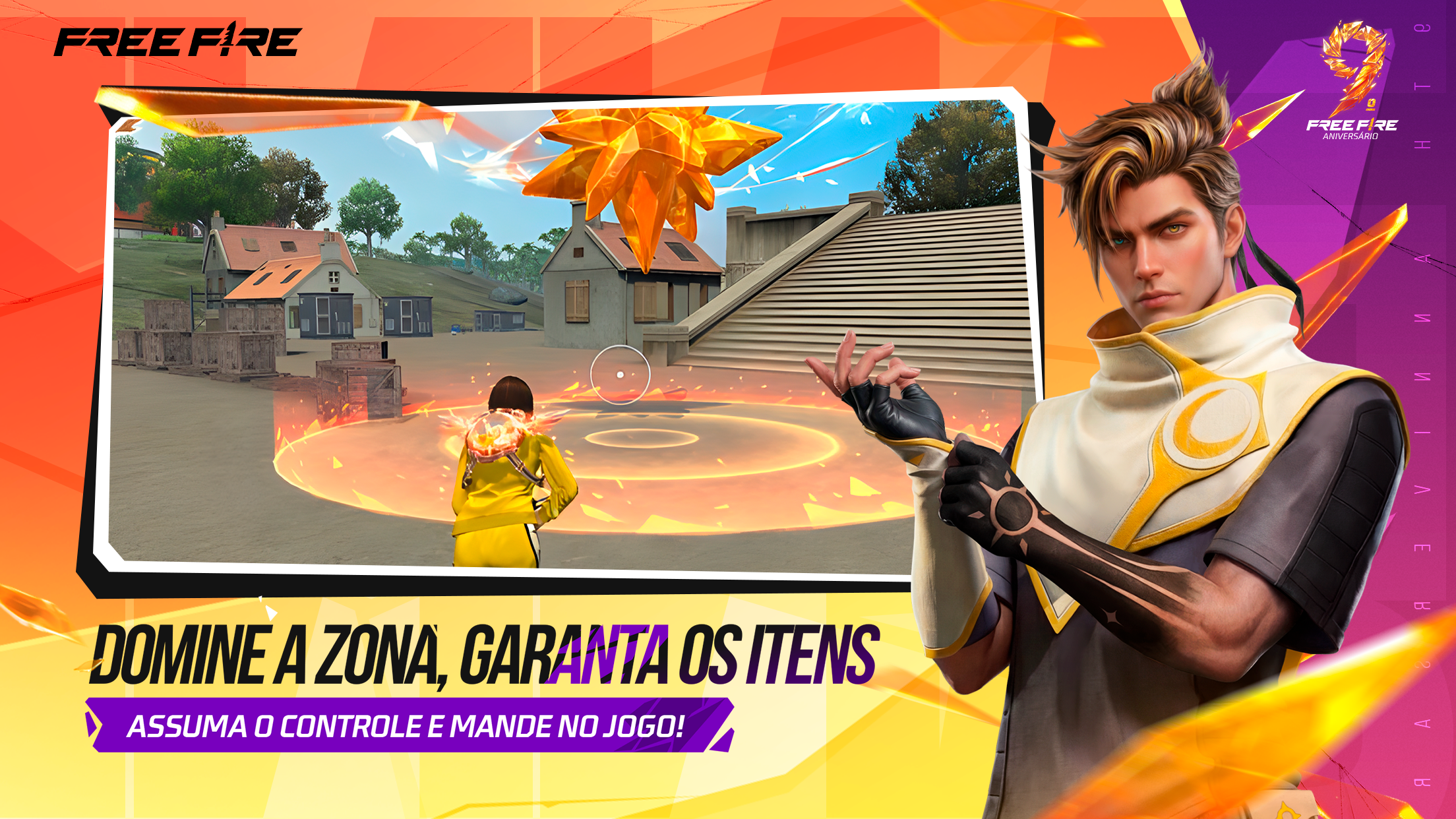 Captura de ecrã 4 da app Free Fire: 9º Aniversário