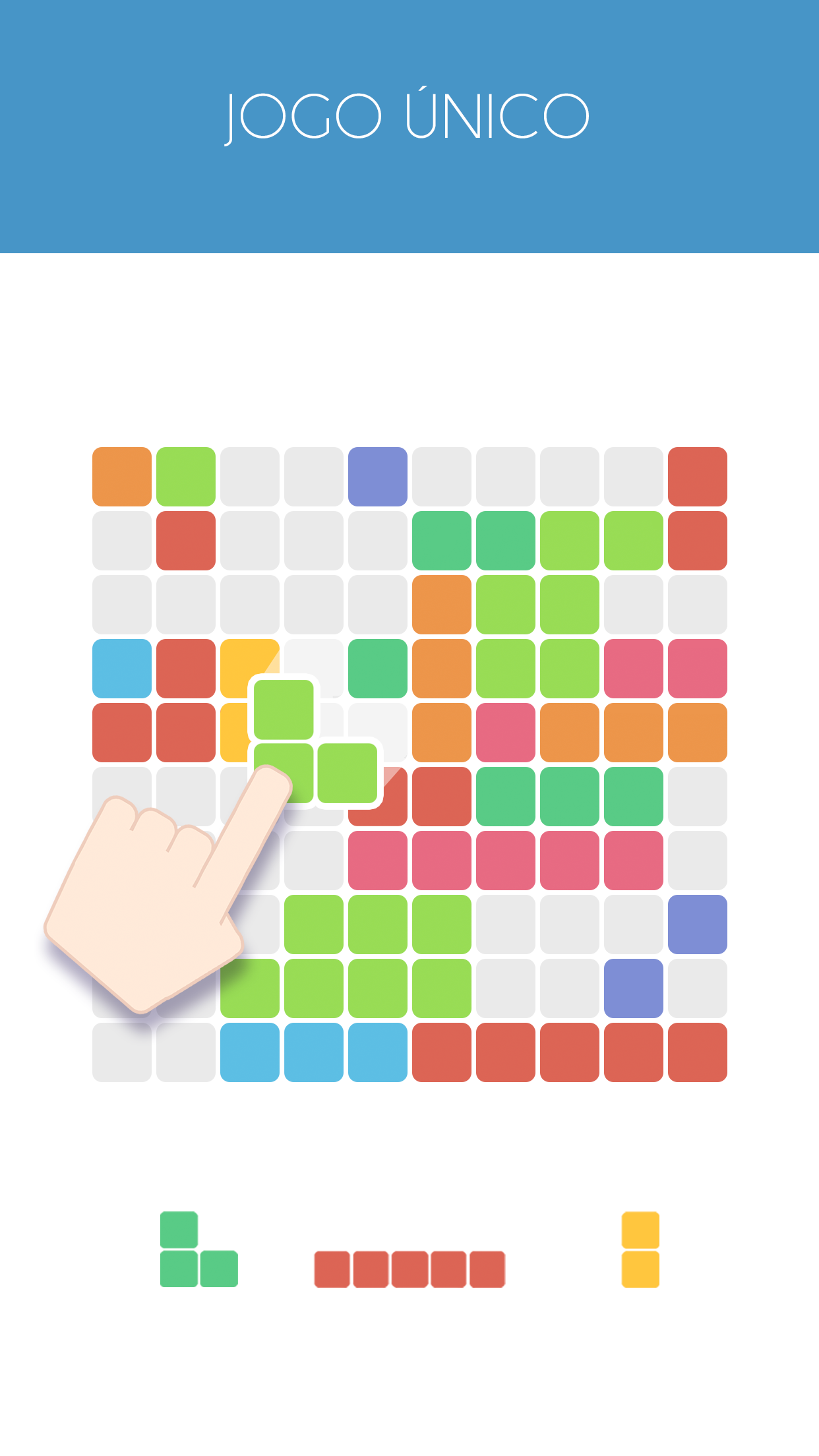 Captura de ecrã 1 da app 1010! Block Puzzle Game
