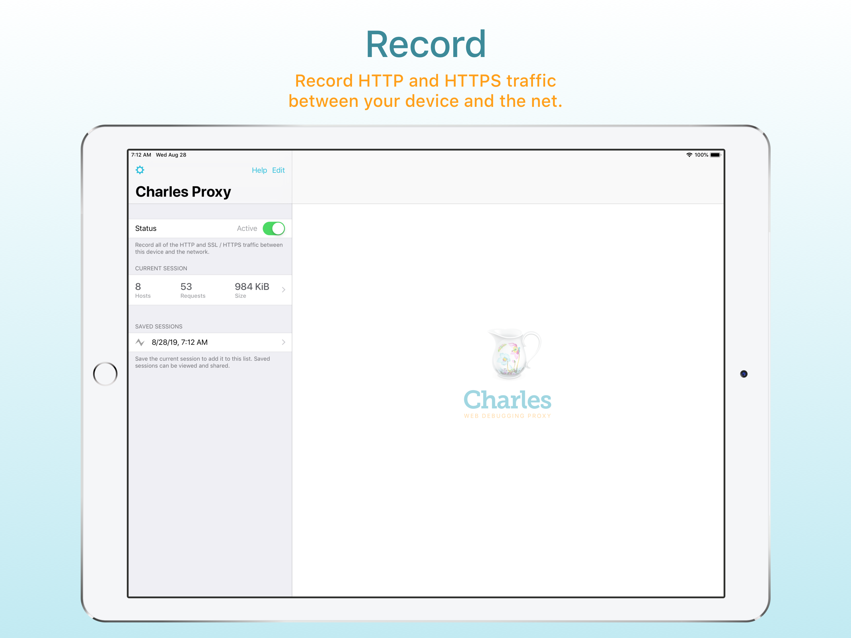 Charles Proxy screenshot 2