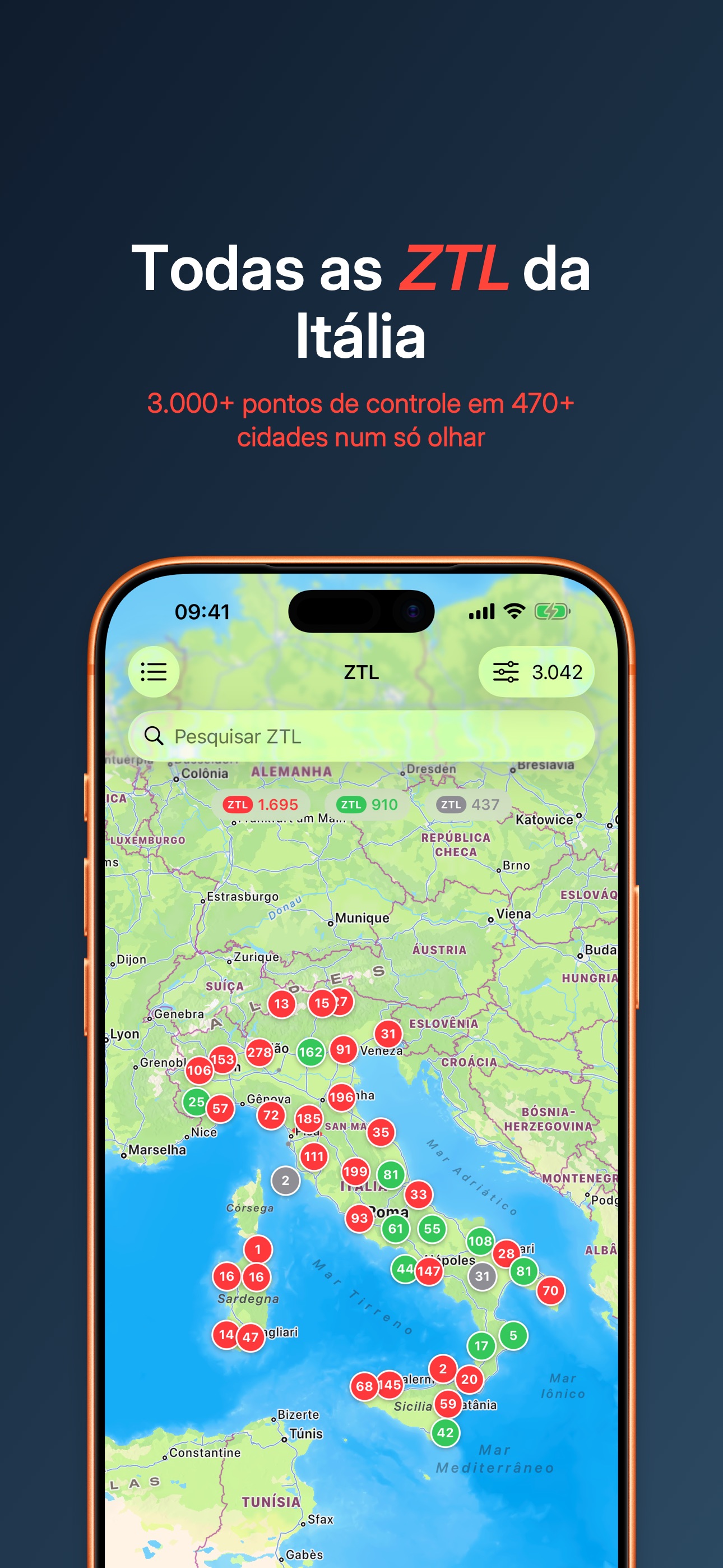 Captura de ecrã 1 da app ZTL