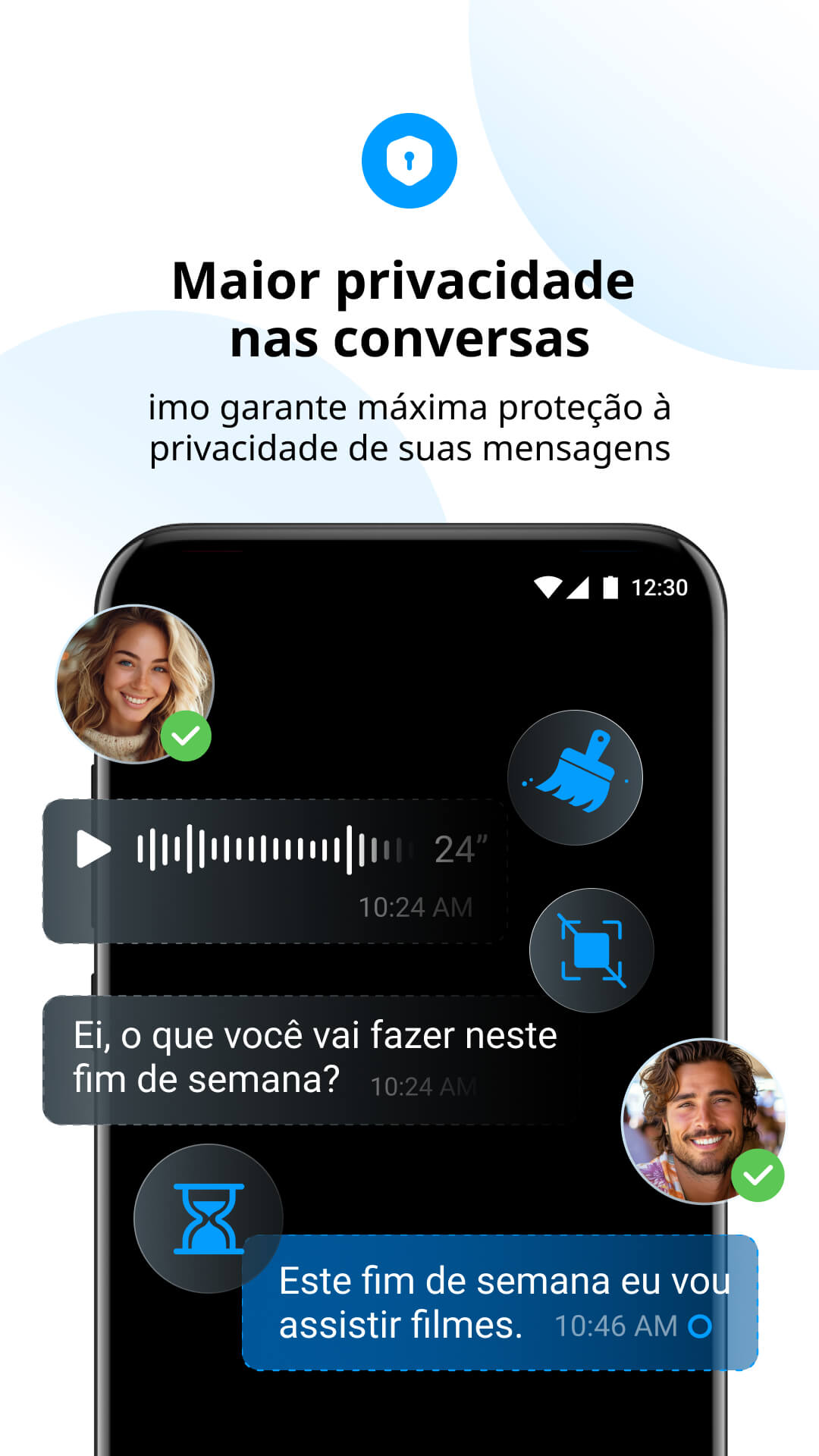 Captura de ecrã 2 da app imo Chamada de Vídeo & Chat