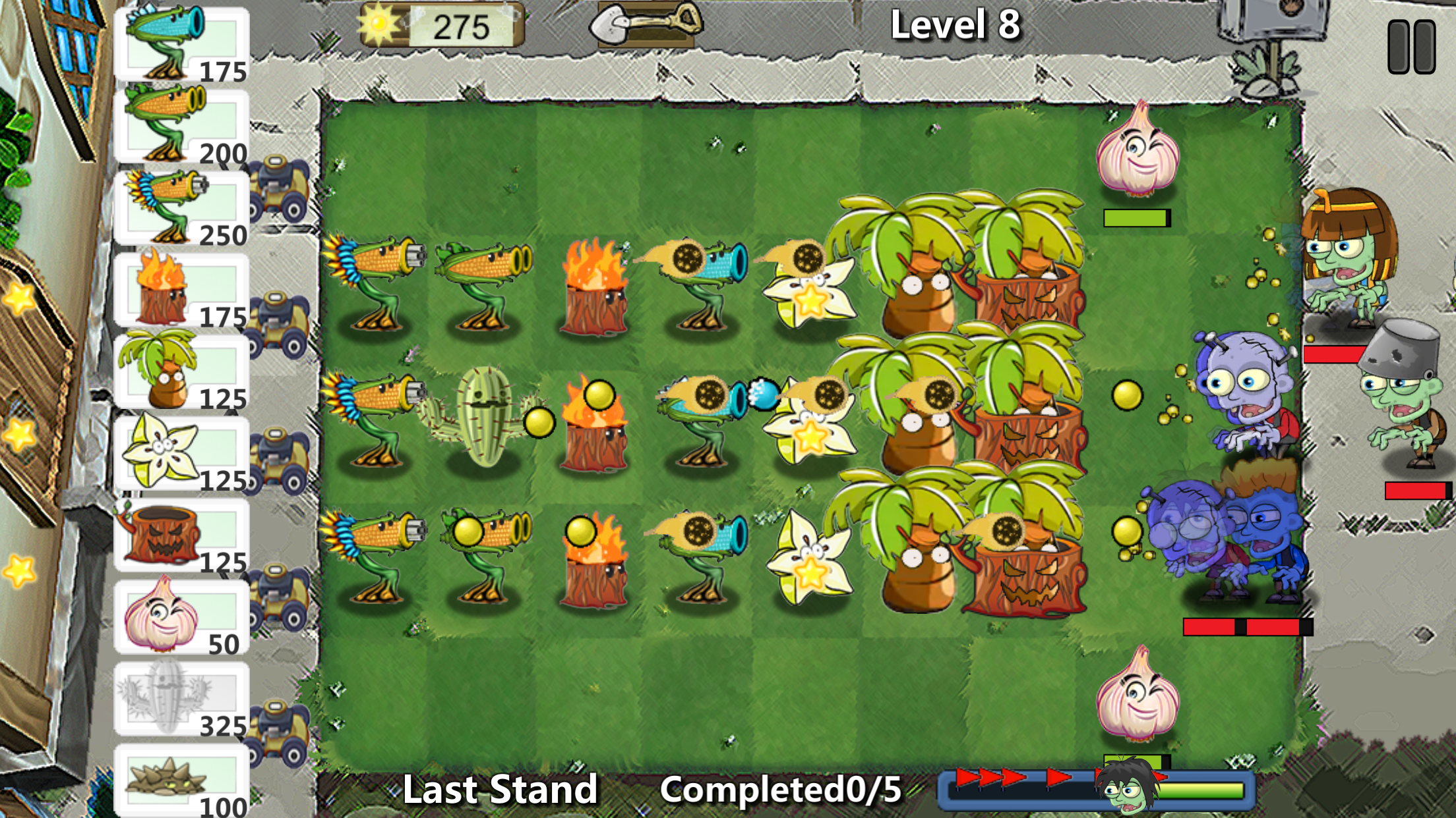 Captura de ecrã 3 da app Plants Battle II