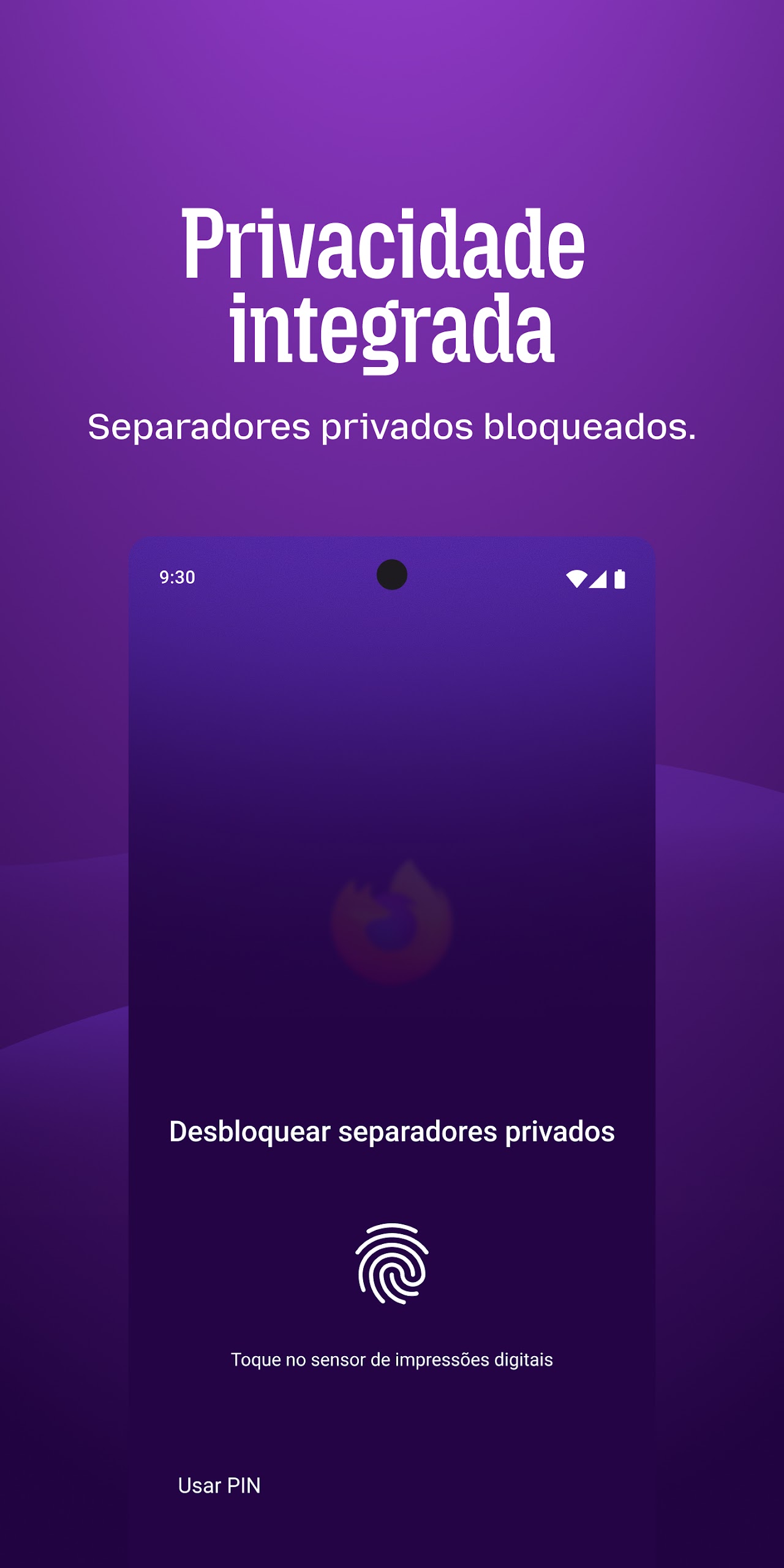 Captura de ecrã 3 da app Firefox - Navegador Privado