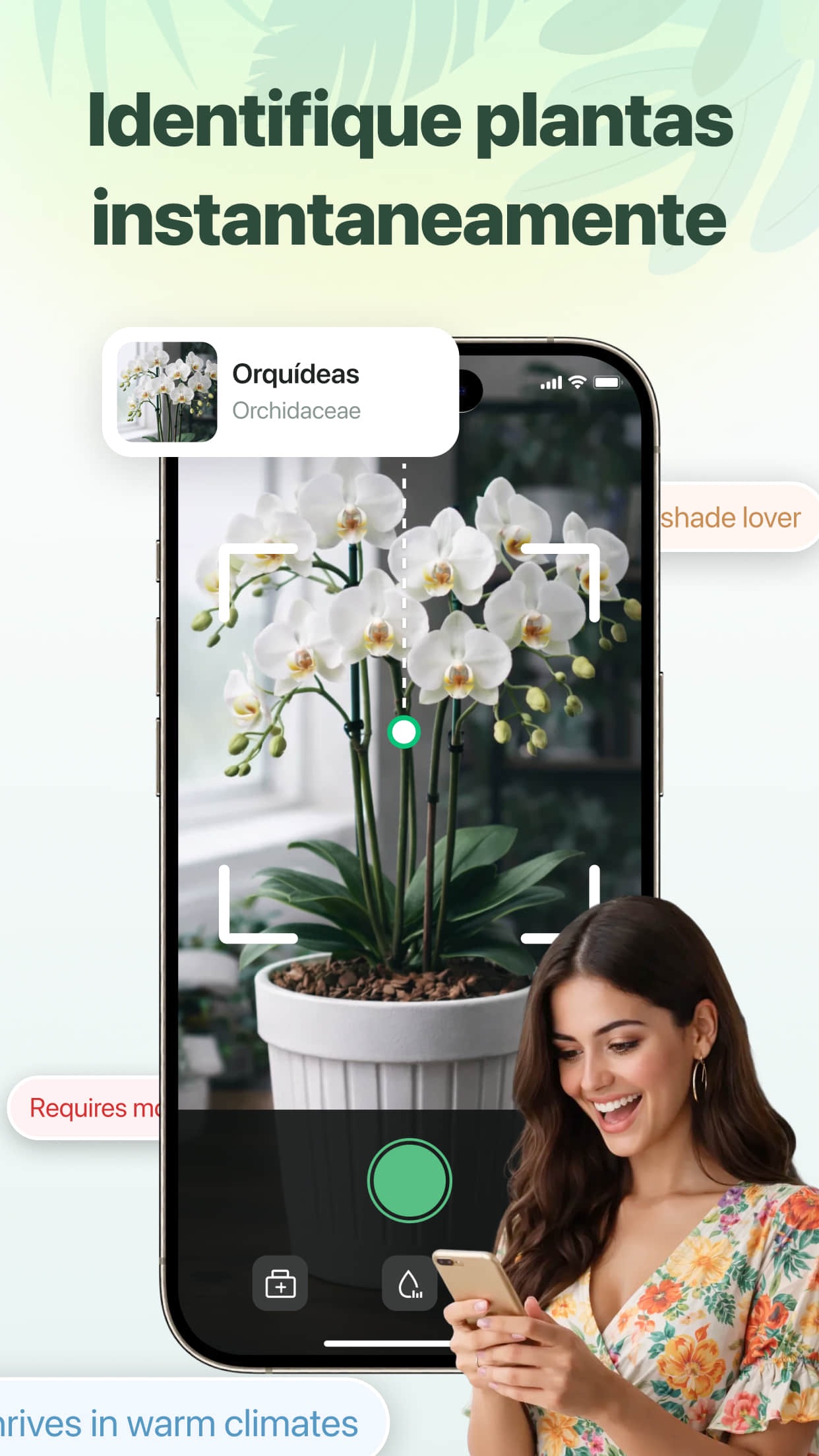 Captura de ecrã 1 da app PlantGuide - ID de Plantas
