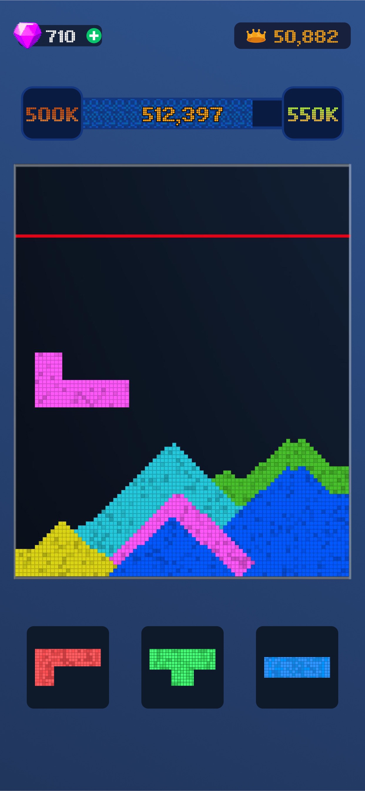 Captura de ecrã 3 da app Sand Blast - Block Puzzle Game