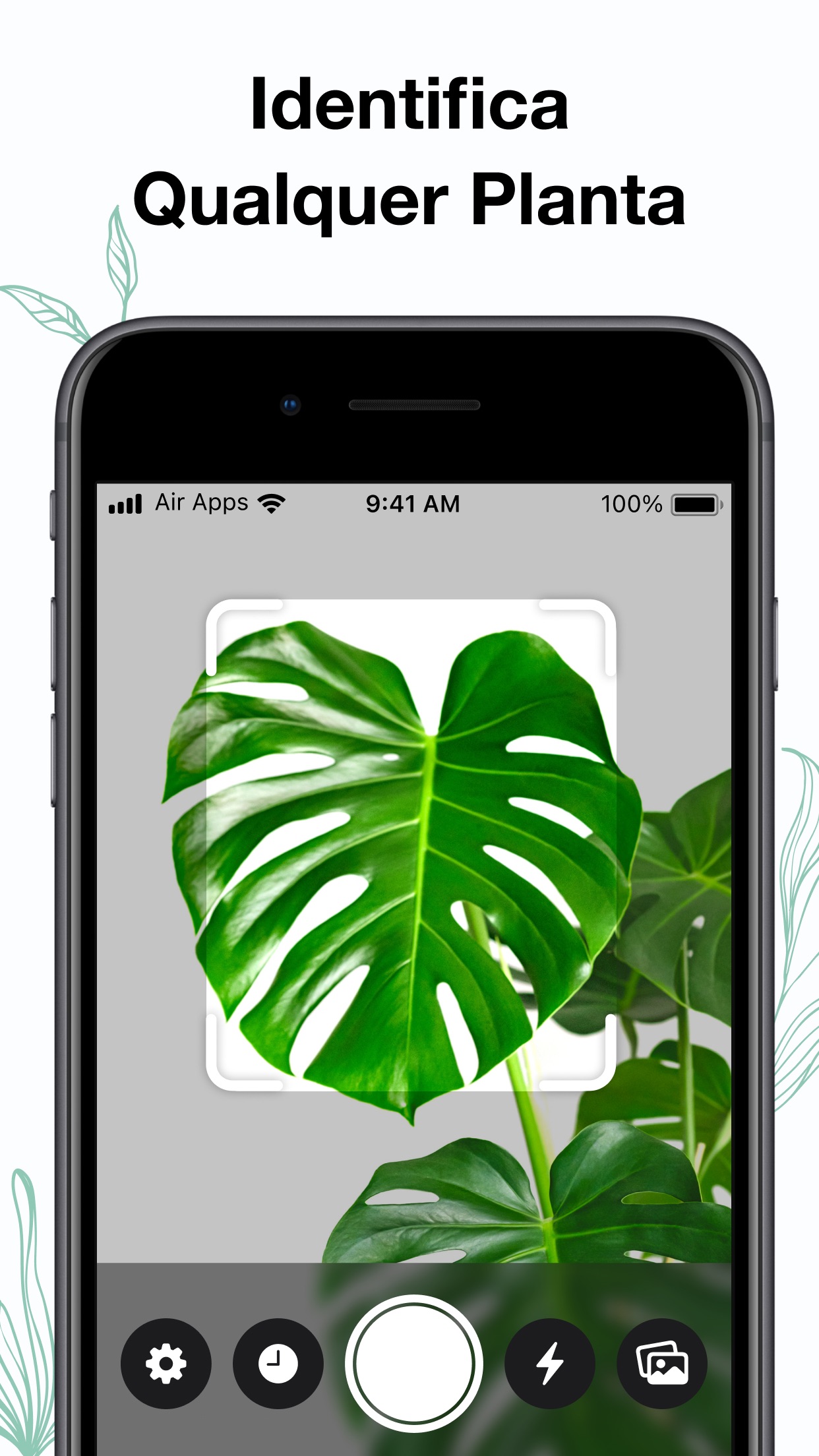 Captura de ecrã 1 da app Plants Air: Identifica Plantas