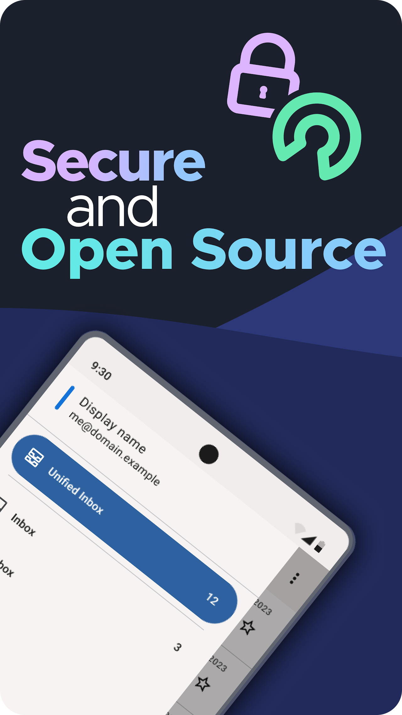 Captura de ecrã 4 da app Thunderbird: Free Your Inbox