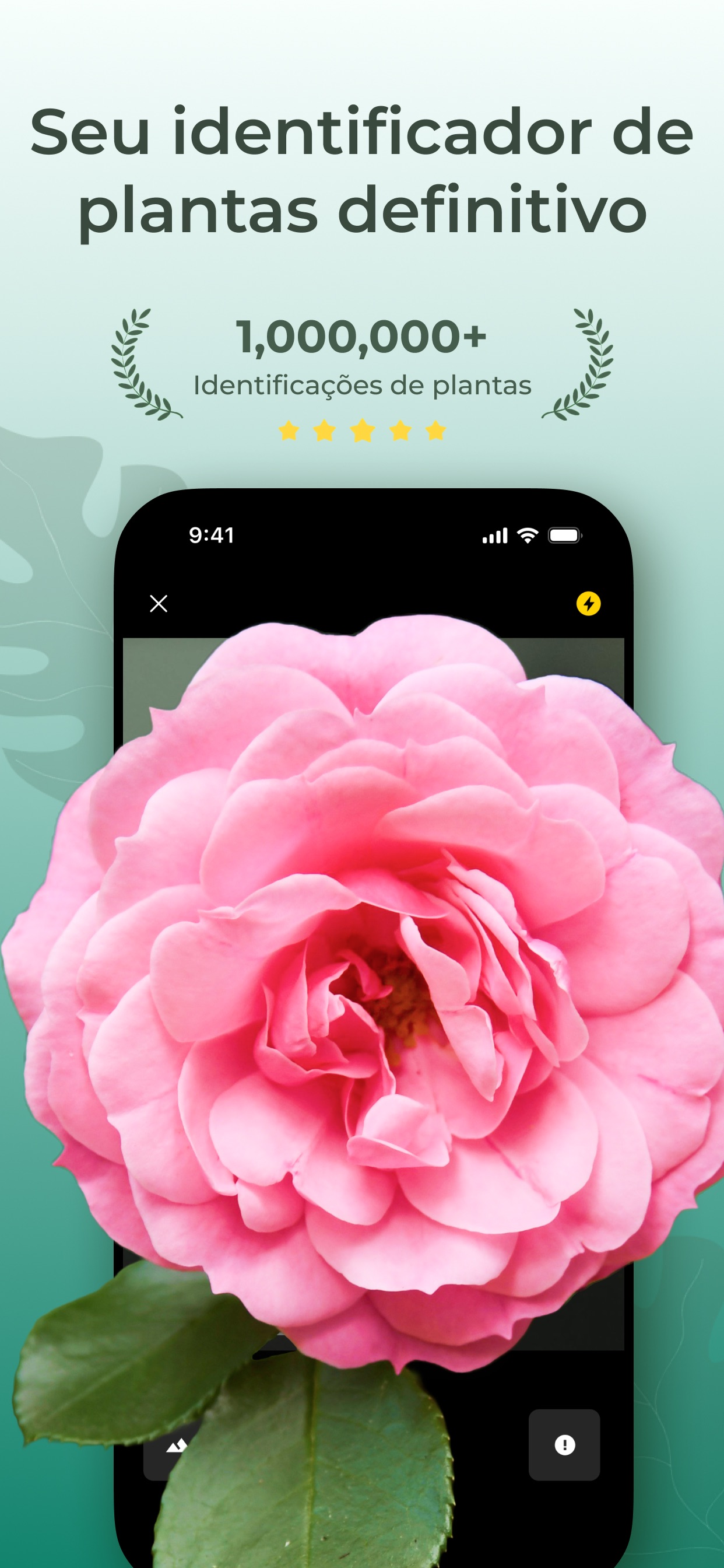 Captura de ecrã 1 da app PlantScope: Identifica Plantas