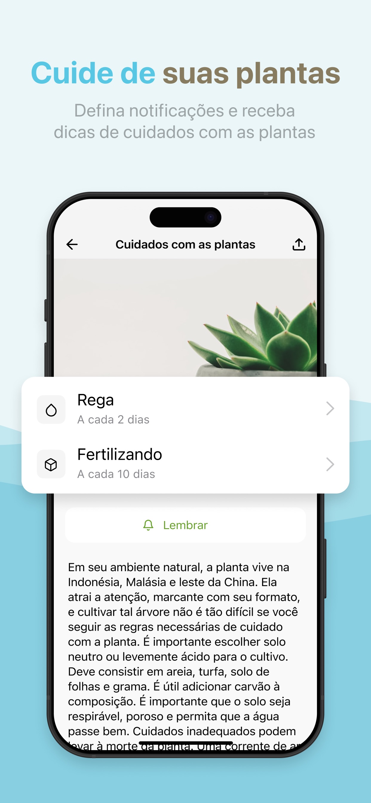 Captura de ecrã 2 da app Identificador de plantas