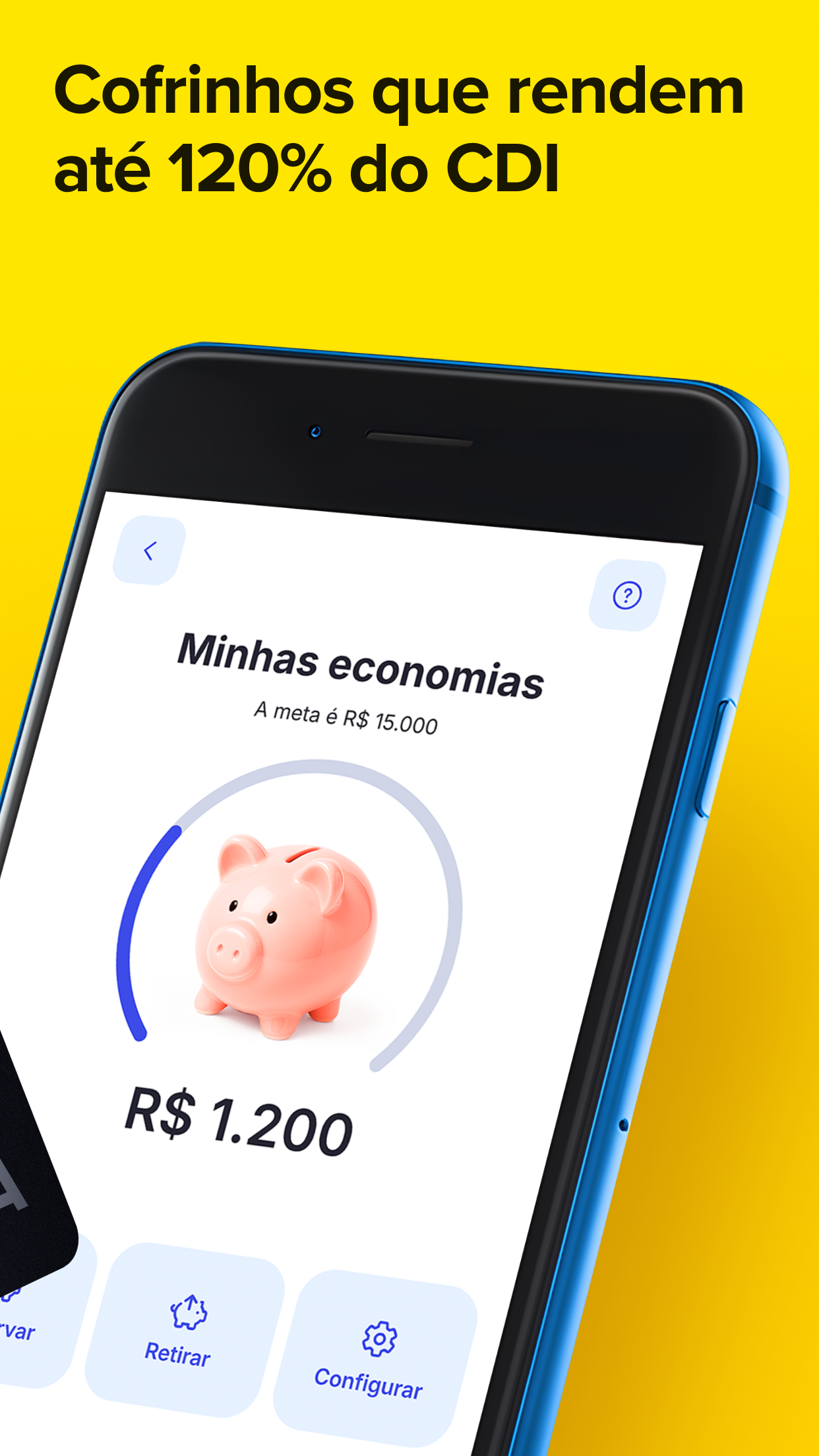 Captura de ecrã 4 da app Mercado Pago: banco digital