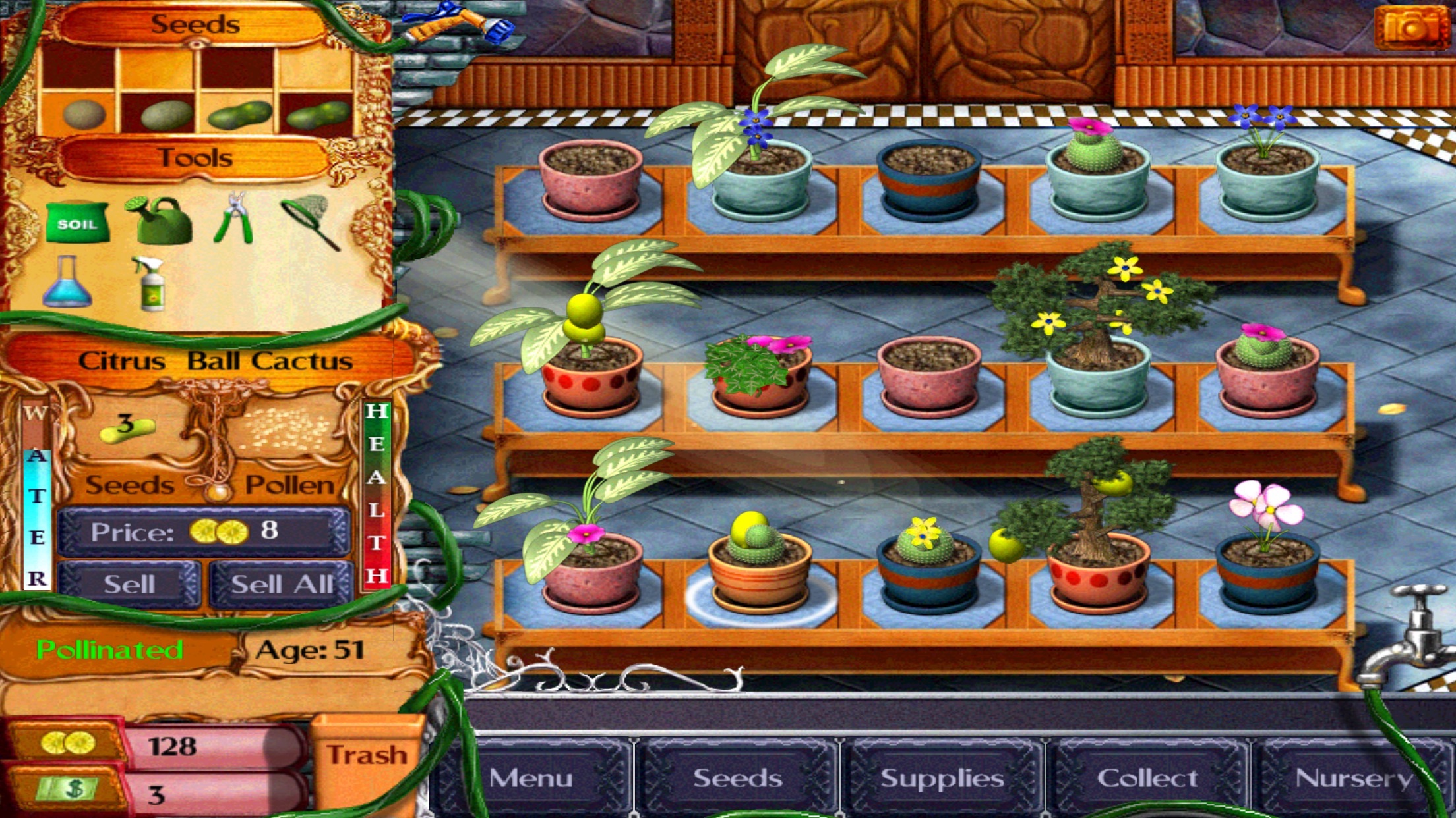 Captura de ecrã 1 da app Plant Tycoon ®