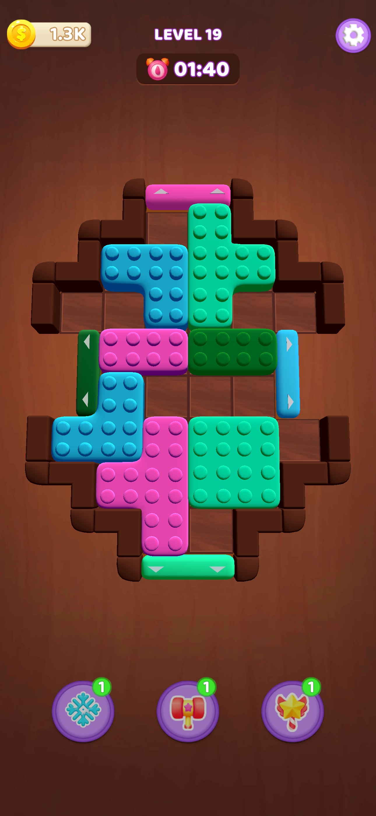 Captura de ecrã 2 da app Fit Block 3D: Color Blast Jam