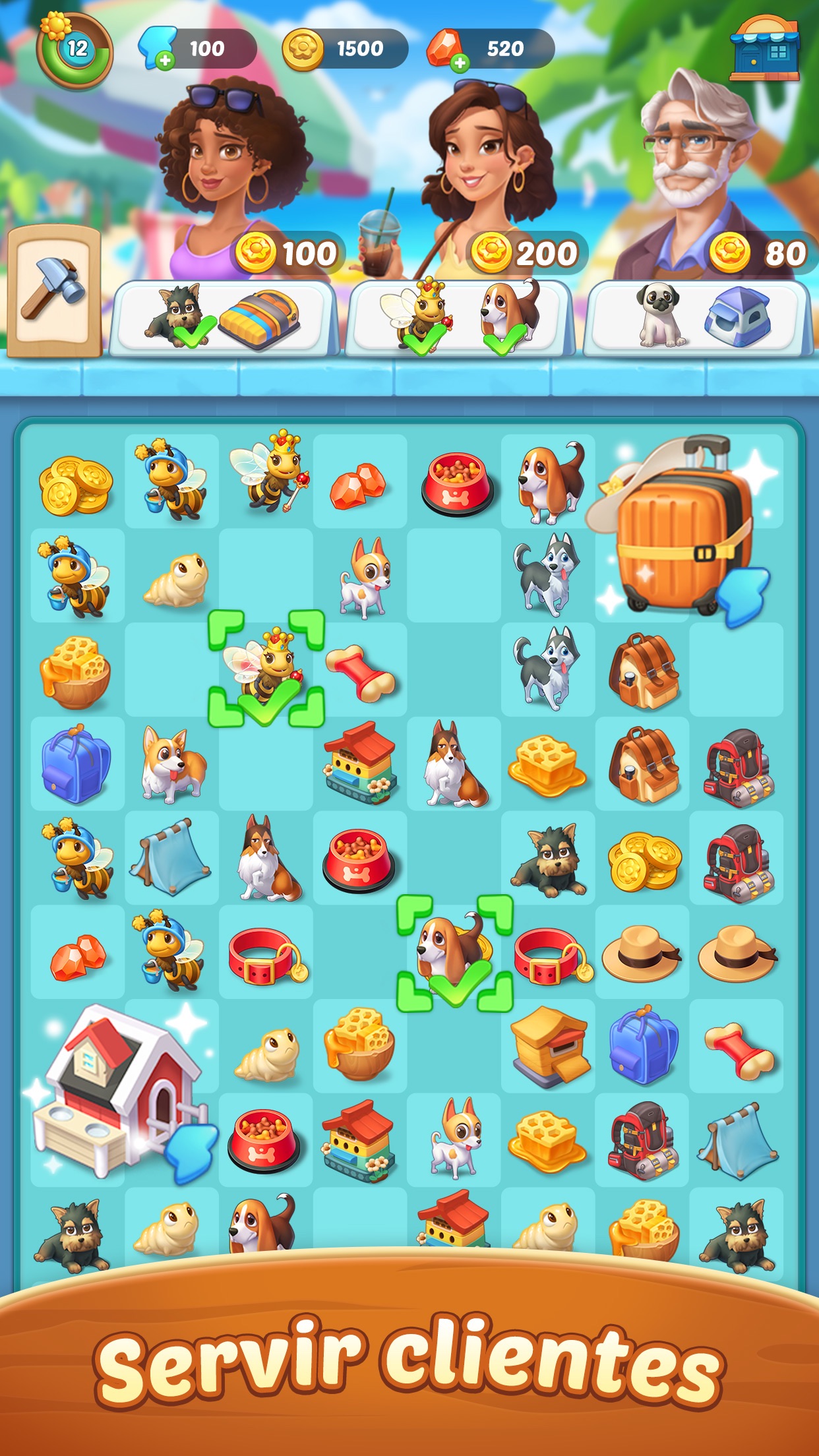 Captura de ecrã 2 da app Seaside Escape®: Merge & Story