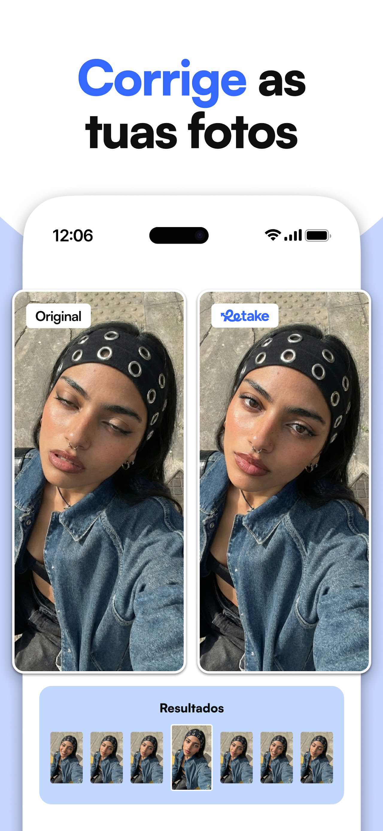 Captura de ecrã 4 da app Retake AI: Editor de Fotos