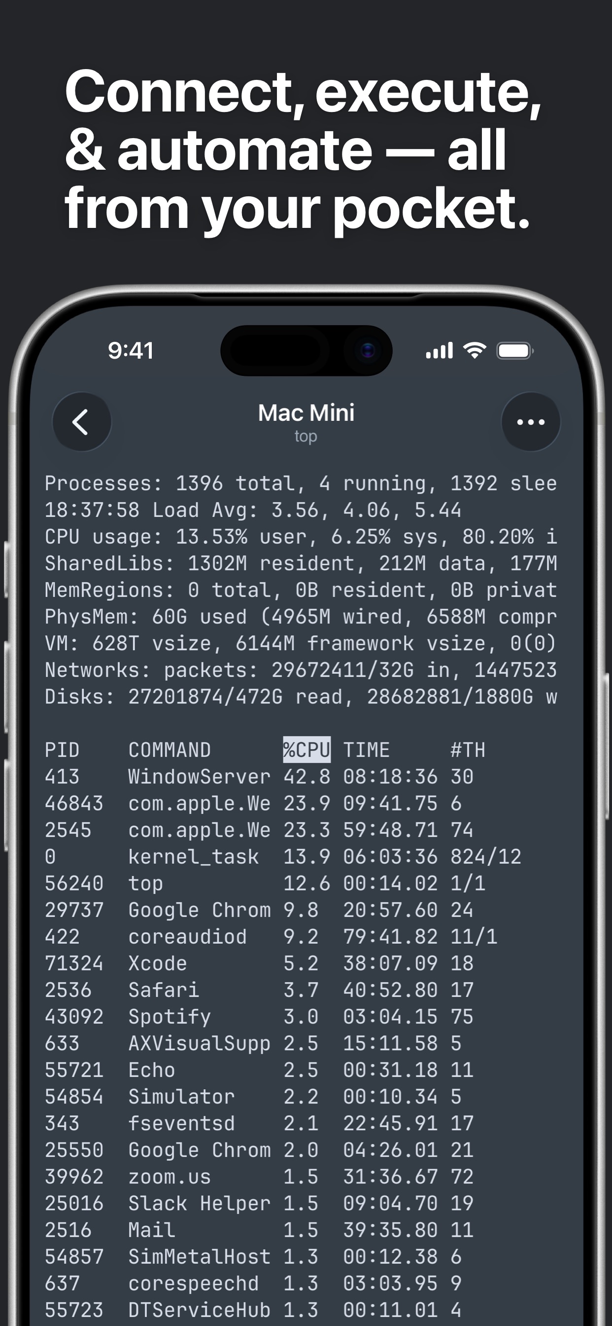 Echo - SSH + Mosh Client screenshot 2