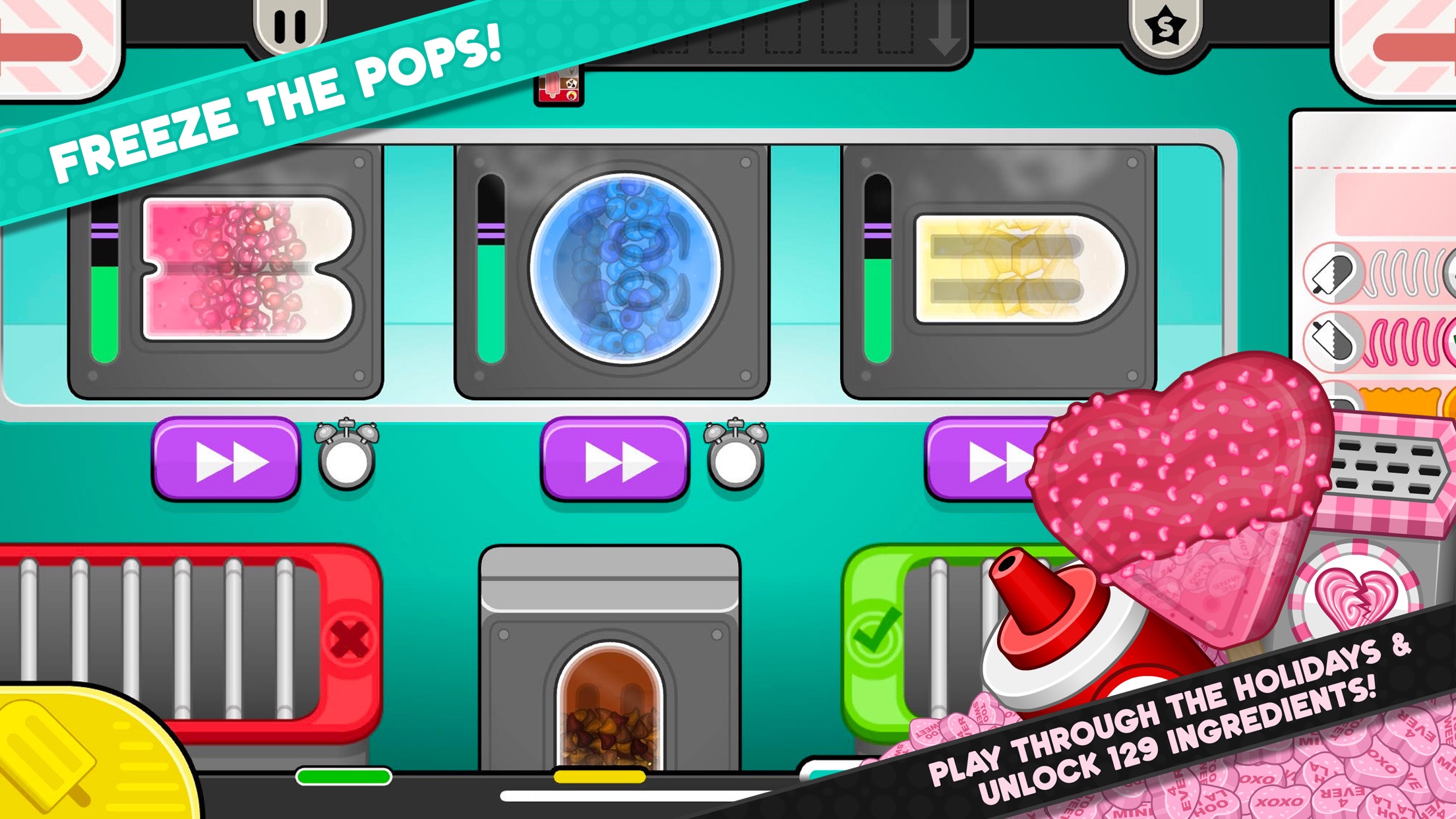 Captura de ecrã 4 da app Papa's Paleteria To Go!