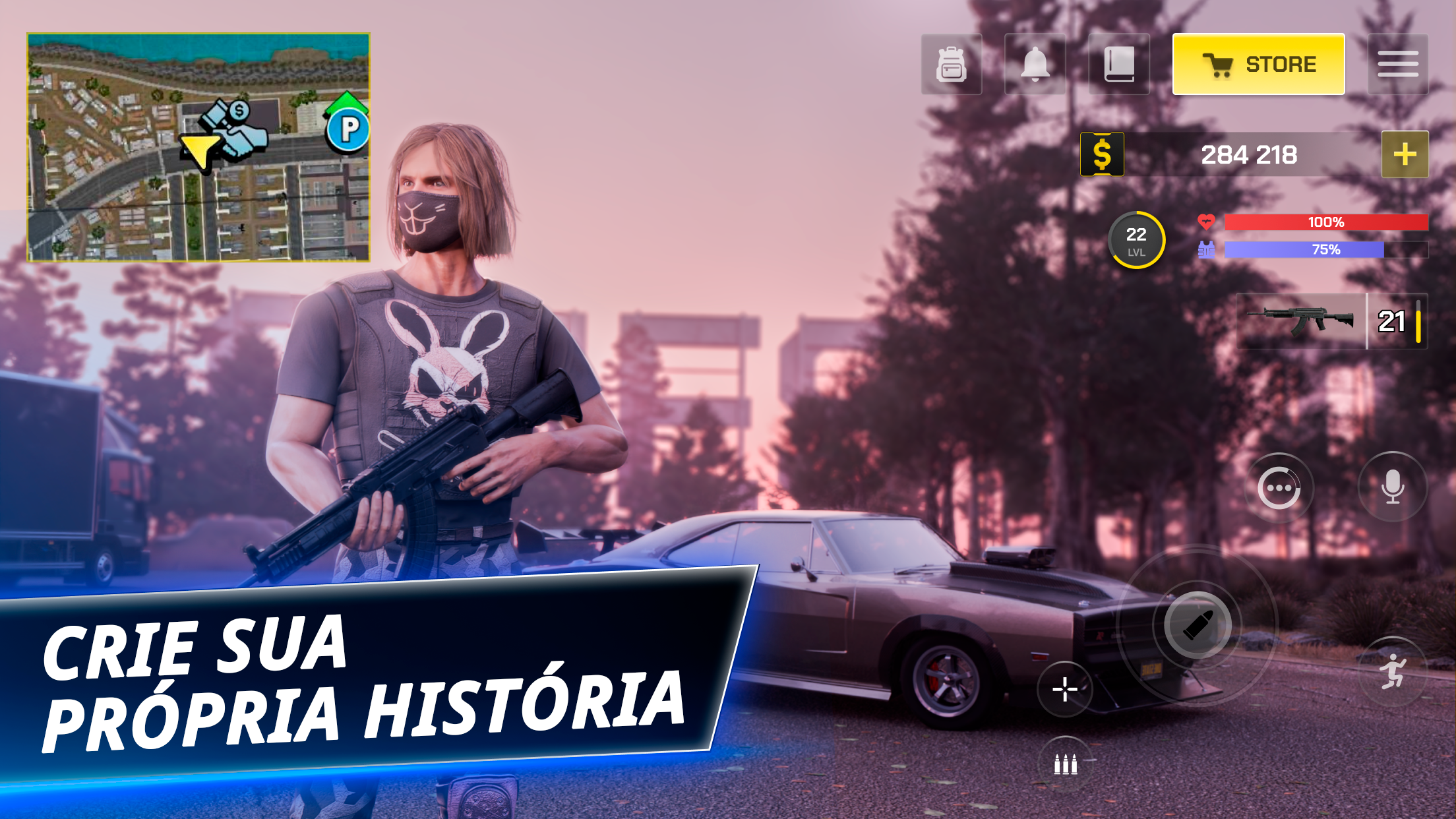 Captura de ecrã 1 da app OneState RP: Role Play Online