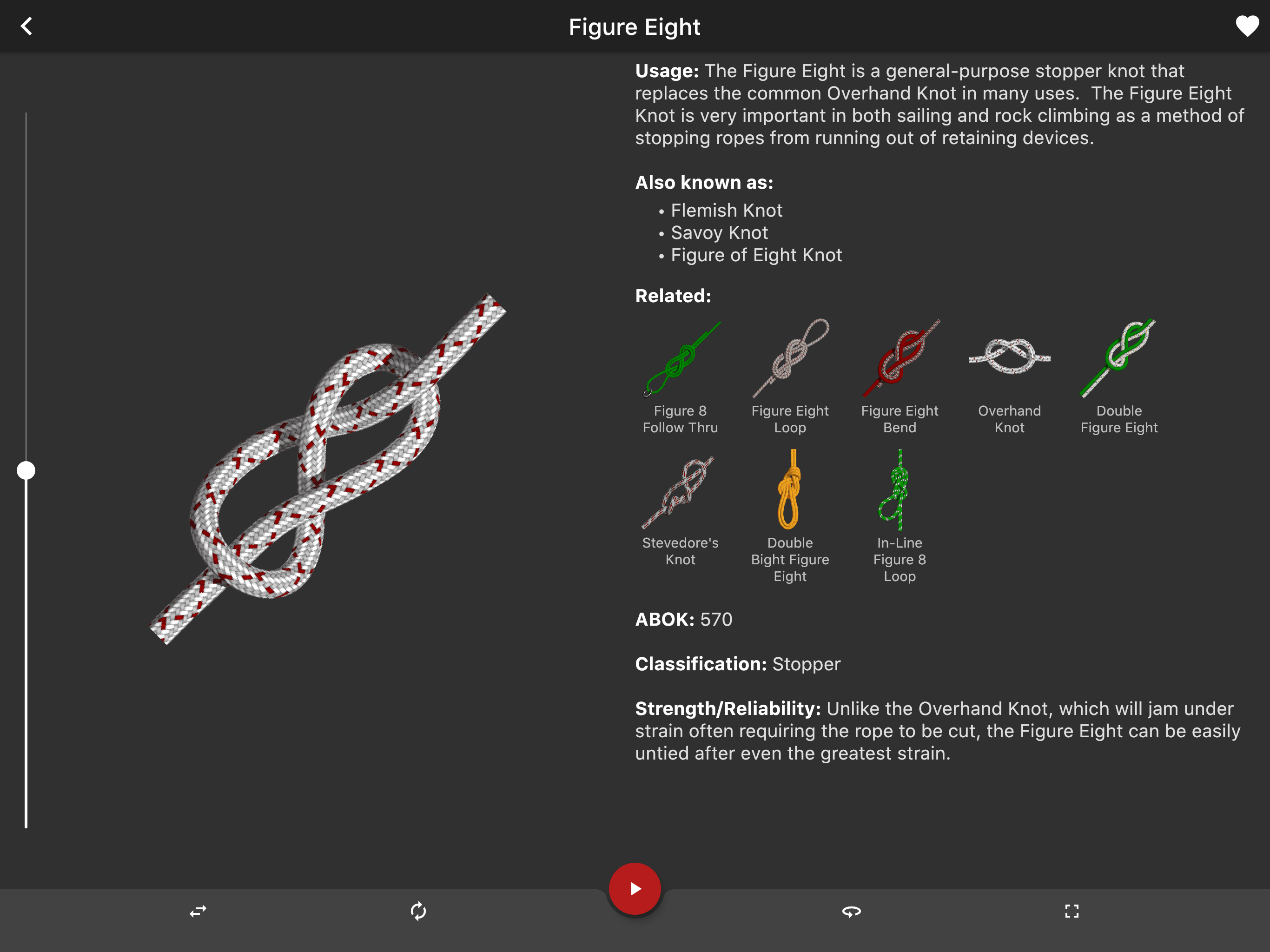 Captura de ecrã 1 da app Nós 3D  (Knots 3D)