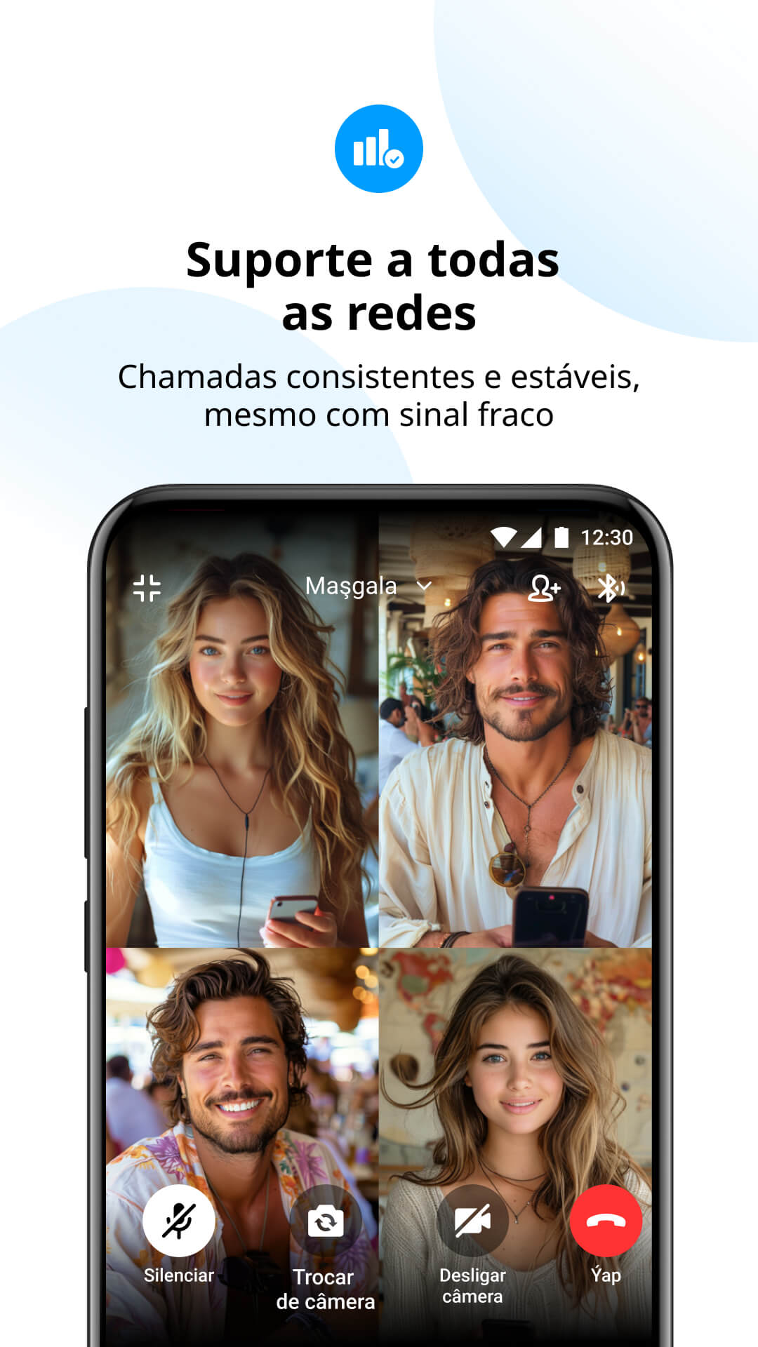 Captura de ecrã 3 da app imo Chamada de Vídeo & Chat