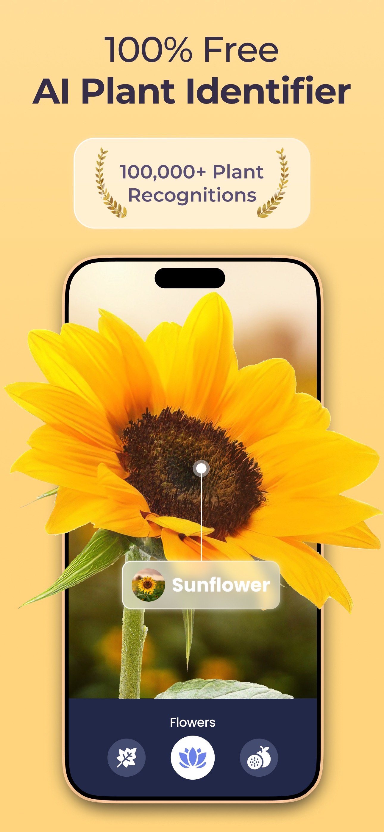 Captura de ecrã 1 da app Plantora- Identificar Plantas