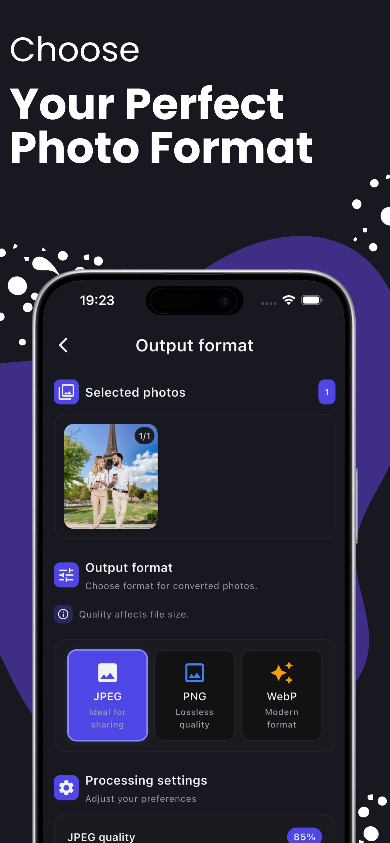 Captura de ecrã 4 da app Exif Clean-Remove Data Offline