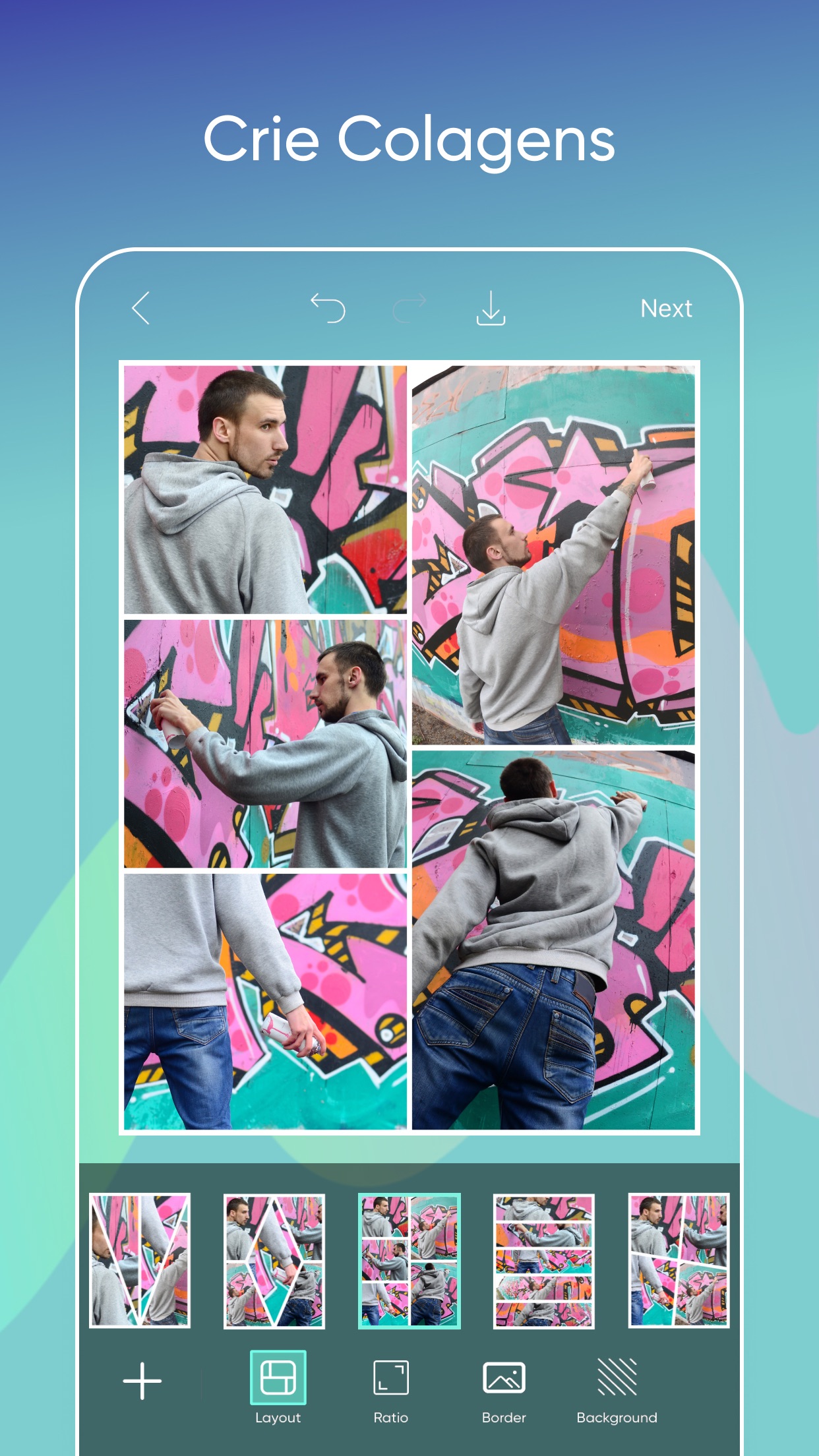 Captura de ecrã 3 da app Picsart AI Editor de Fotos