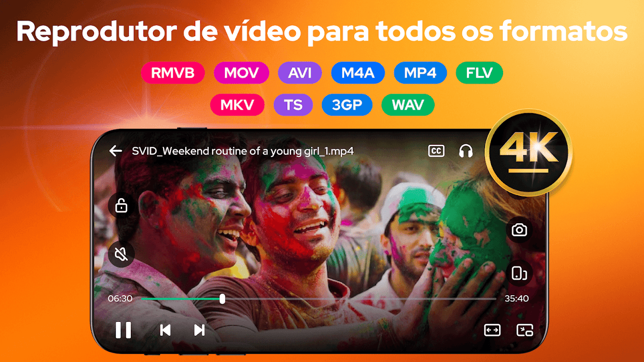 Captura de ecrã 1 da app Reprodutor de Vídeo – AnyPlay