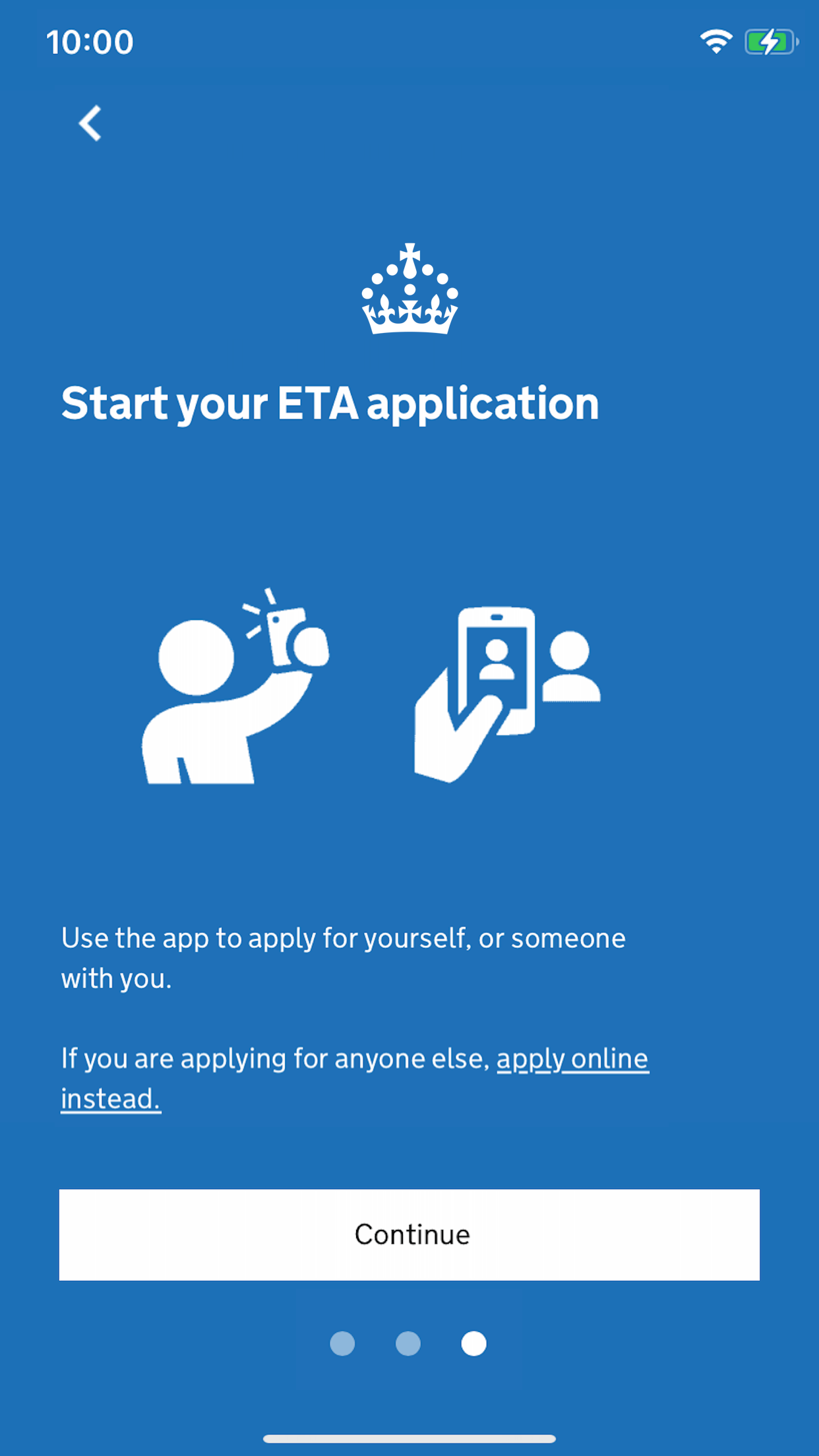 Captura de ecrã 4 da app UK ETA