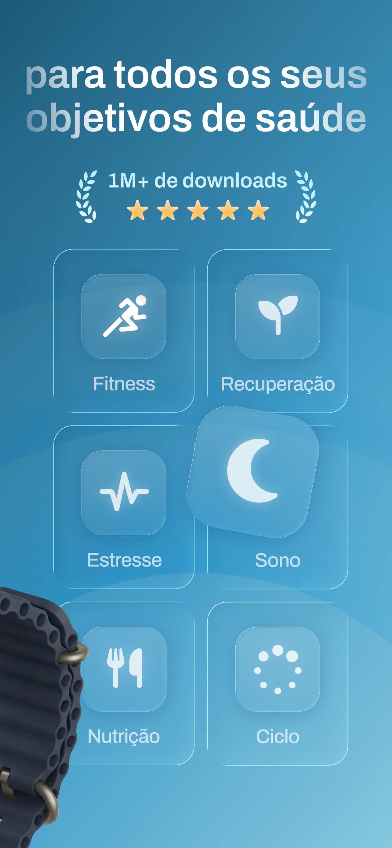 Captura de ecrã 2 da app Bevel: Coach de Saúde IA