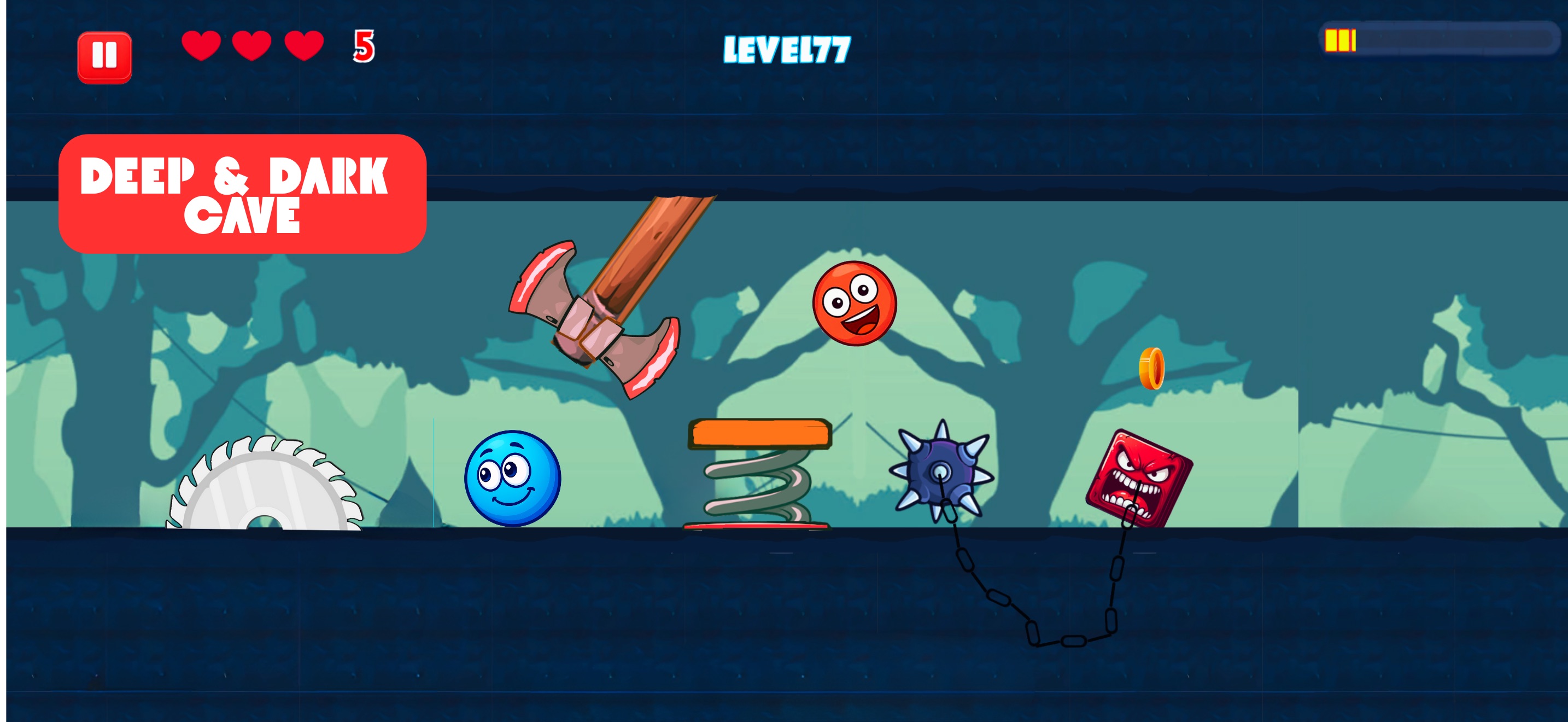 Captura de ecrã 4 da app Plants Ball 4 - Red Ball Game