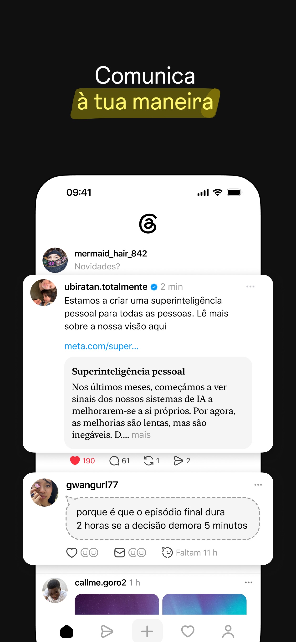 Captura de ecrã 4 da app Threads