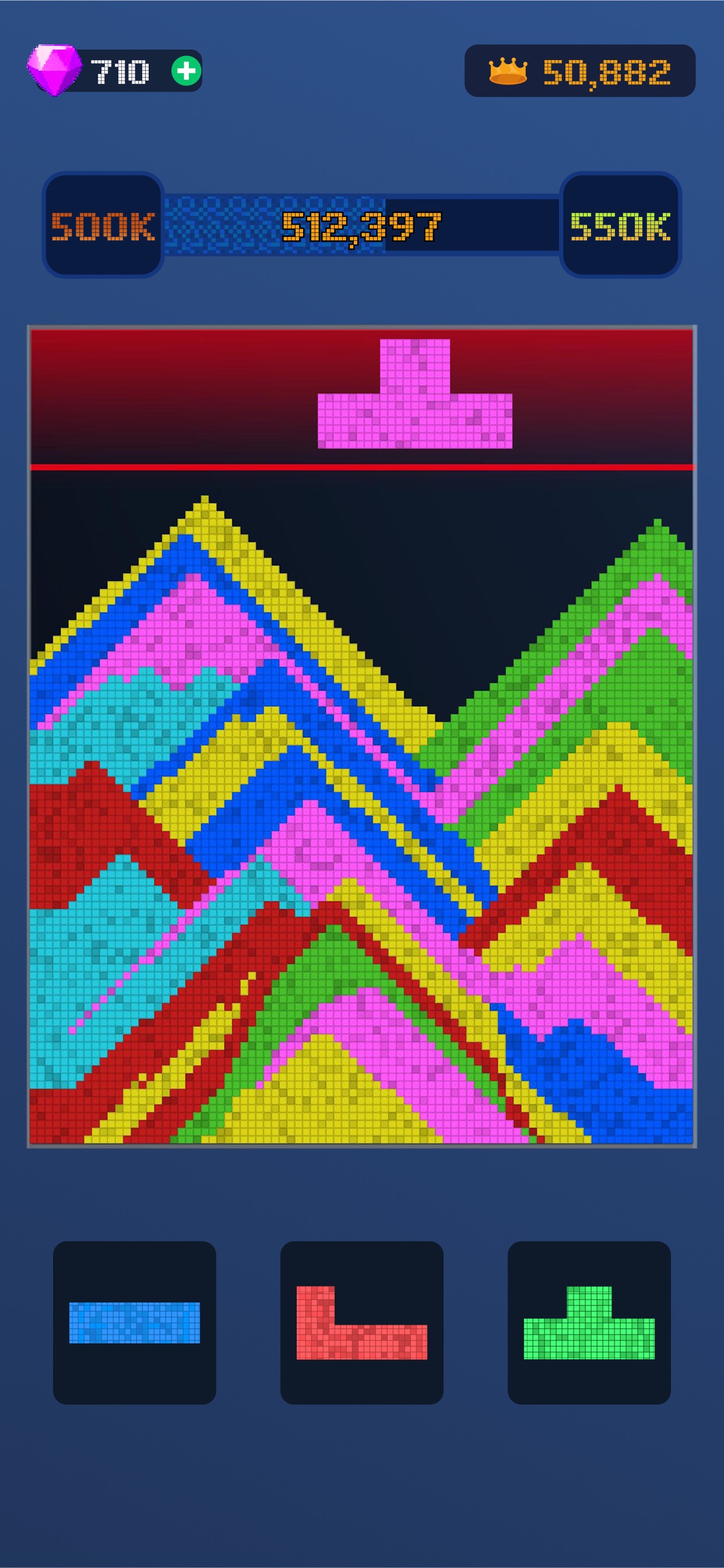 Captura de ecrã 4 da app Sand Blast - Block Puzzle Game