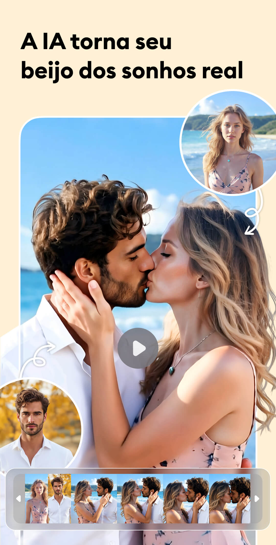 Captura de ecrã 3 da app Estúdio de Fotos IA: Editor