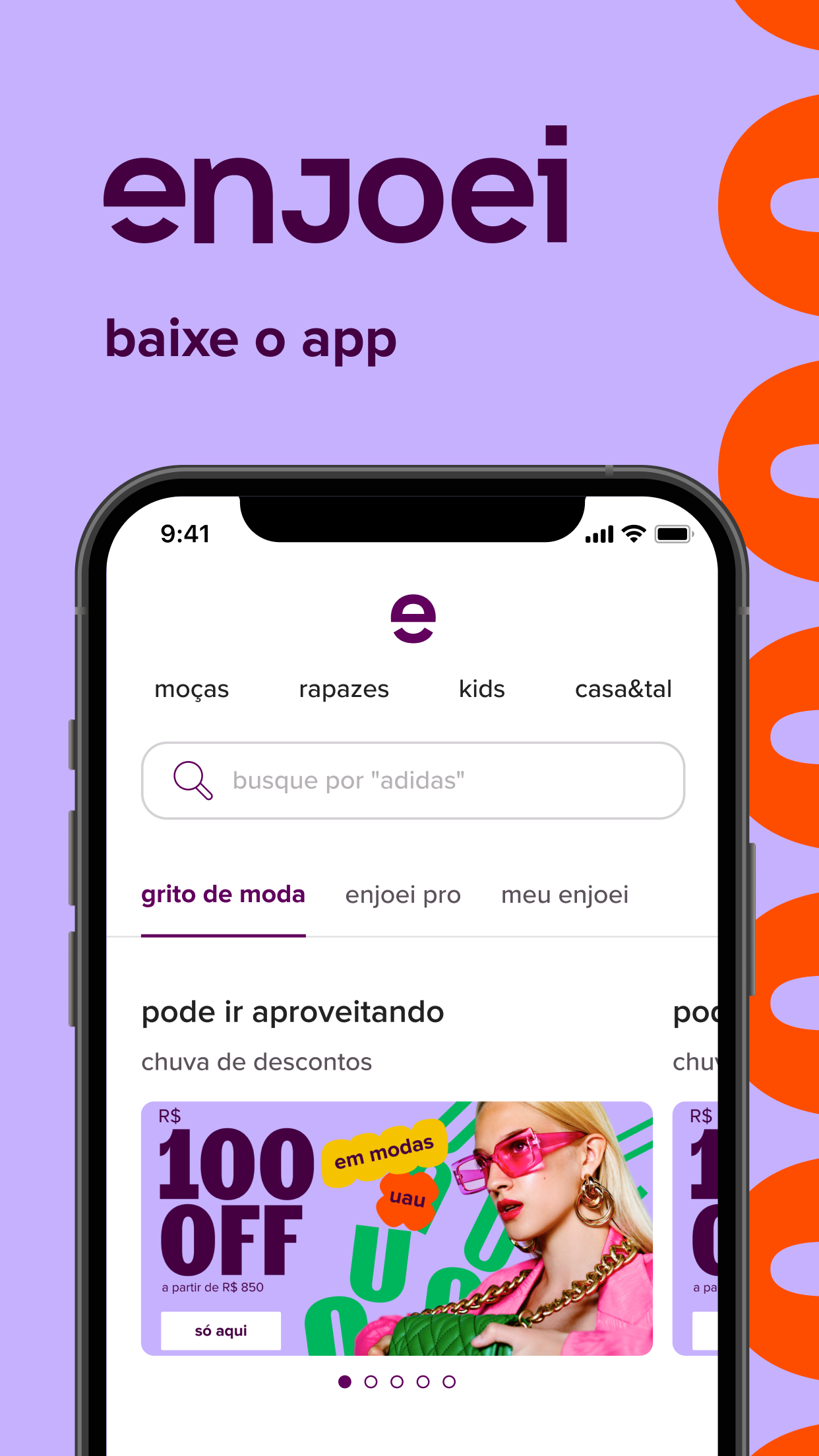 Captura de ecrã 1 da app enjoei: comprar e vender roupa