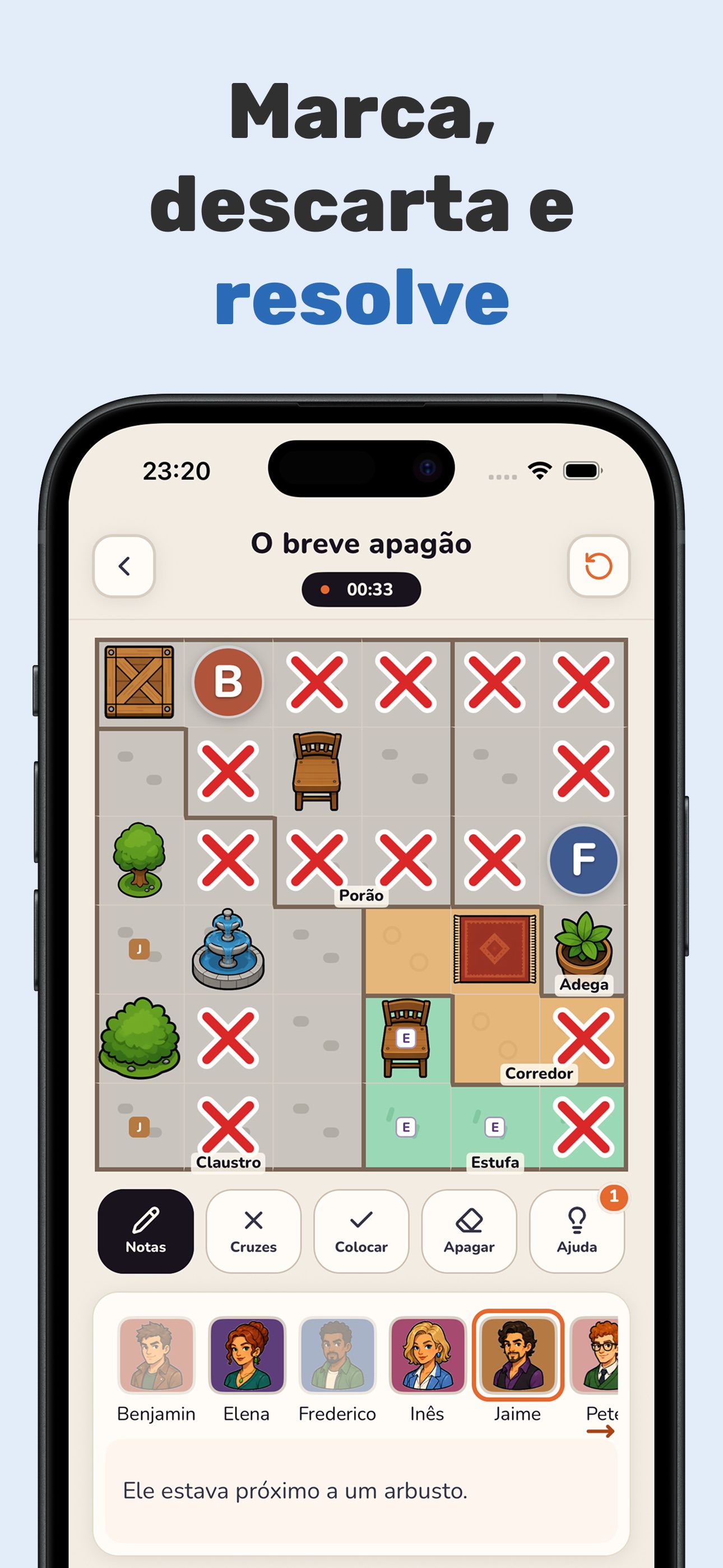 Captura de ecrã 3 da app Enigmic: Casos de Crime