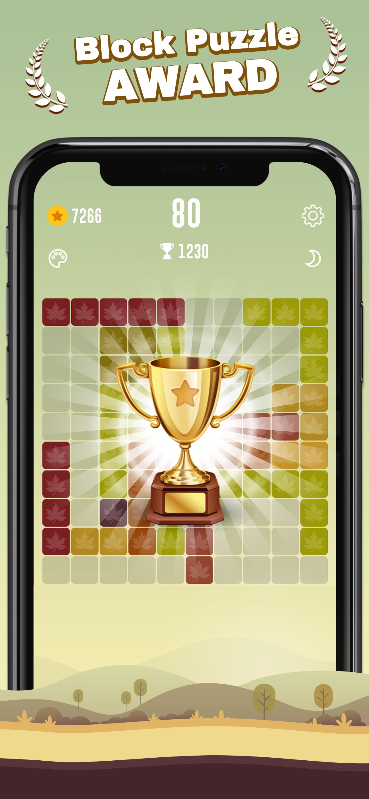Captura de ecrã 1 da app Block Puzzle 100