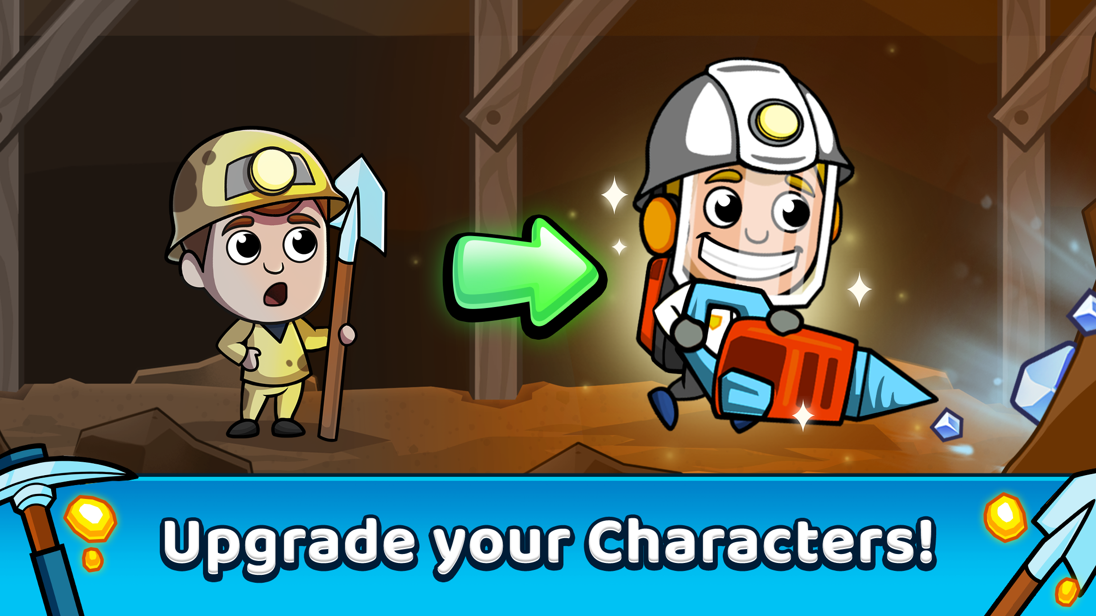 Captura de ecrã 2 da app Idle Miner Tycoon