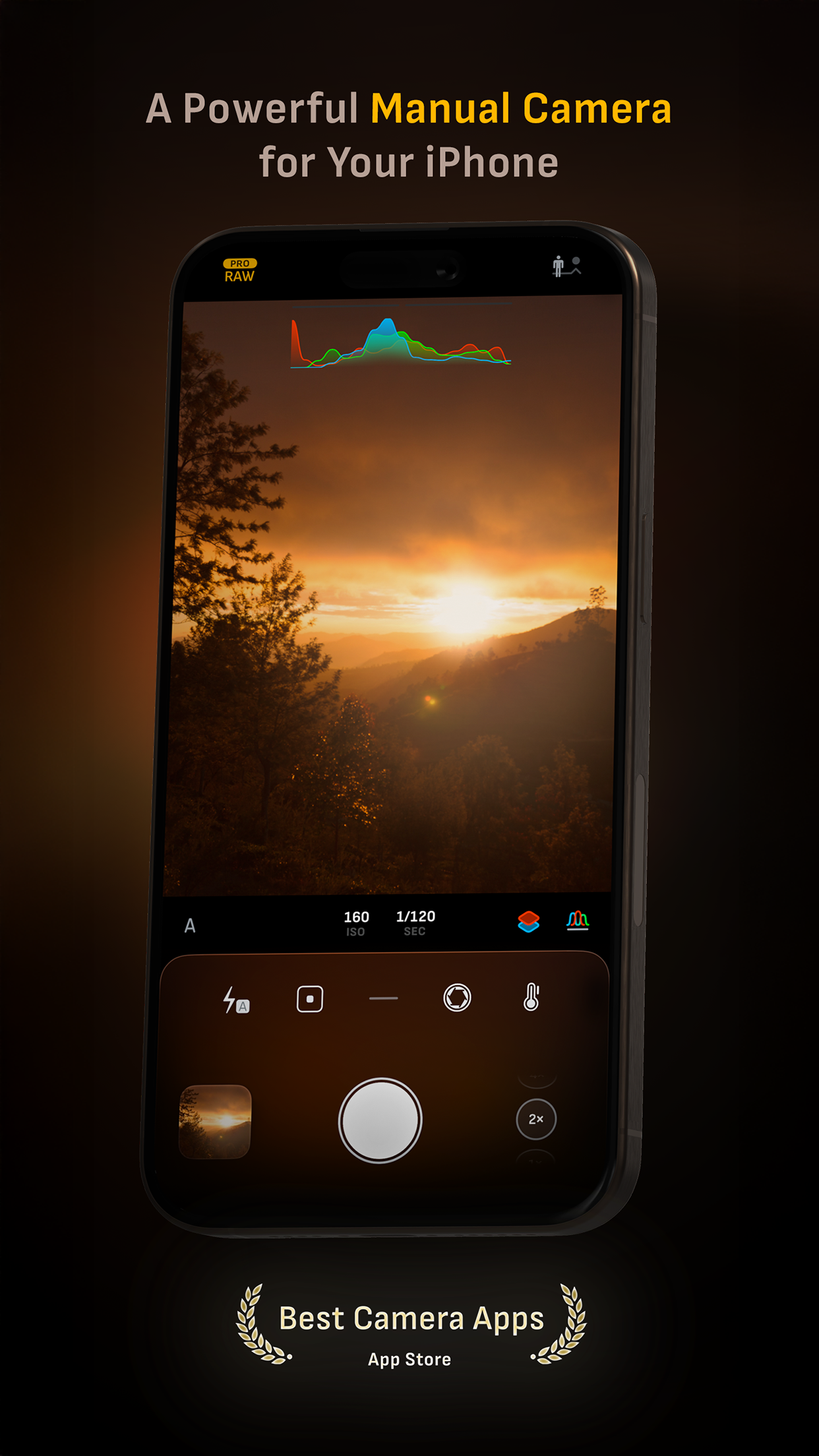 Captura de ecrã 1 da app Camera M - Câmera manual