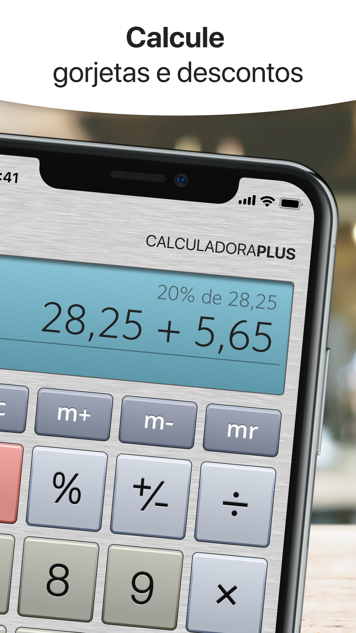 Captura de ecrã 2 da app Calculadora Plus - PRO