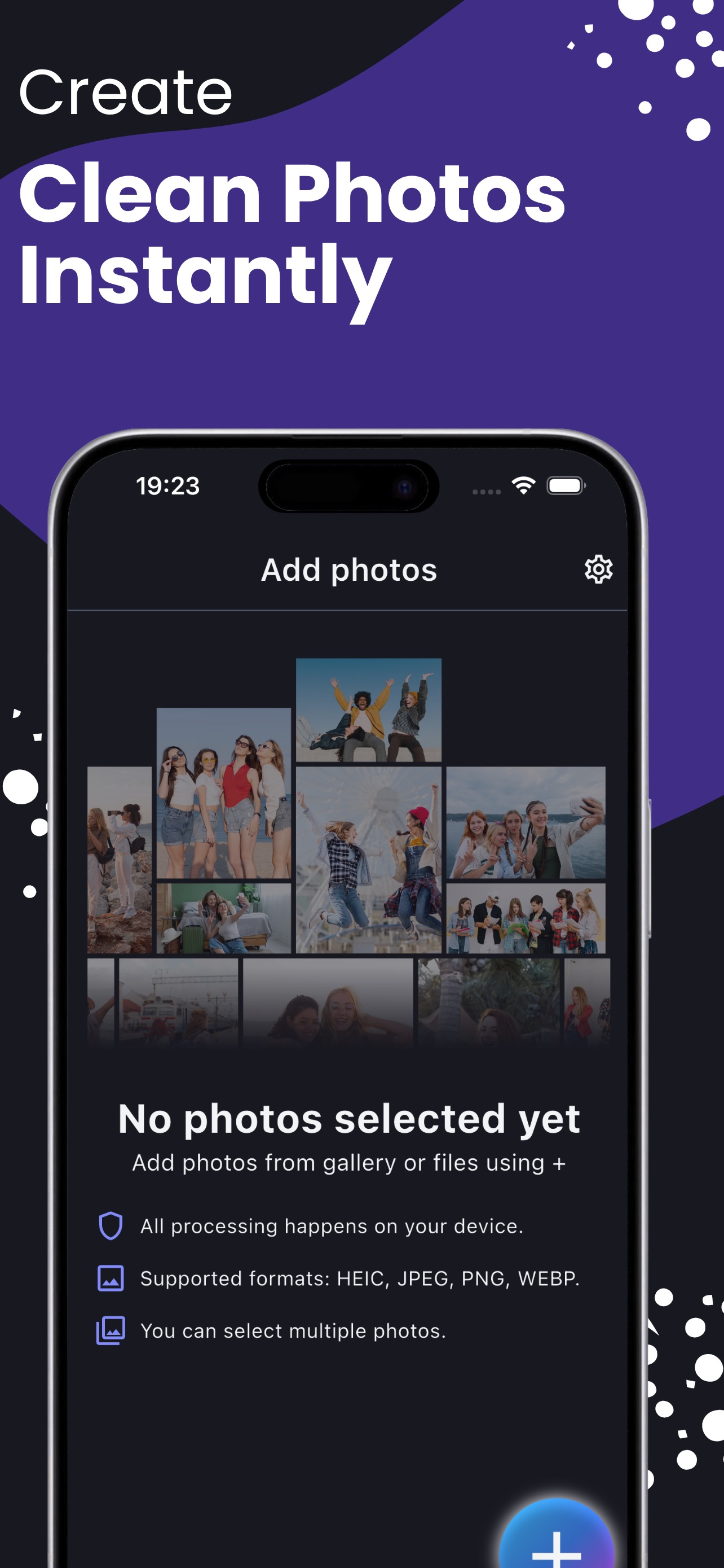 Captura de ecrã 3 da app Exif Clean-Remove Data Offline
