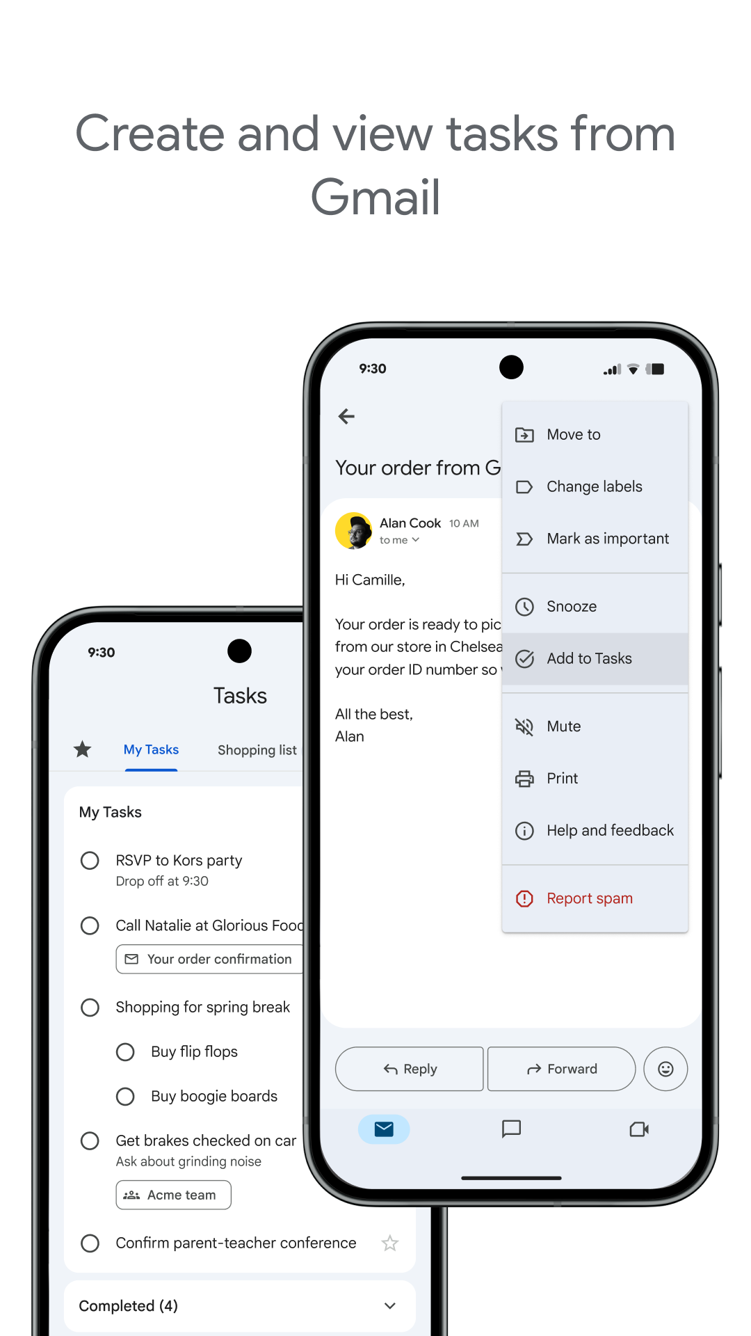 Captura de ecrã 3 da app Google Tasks