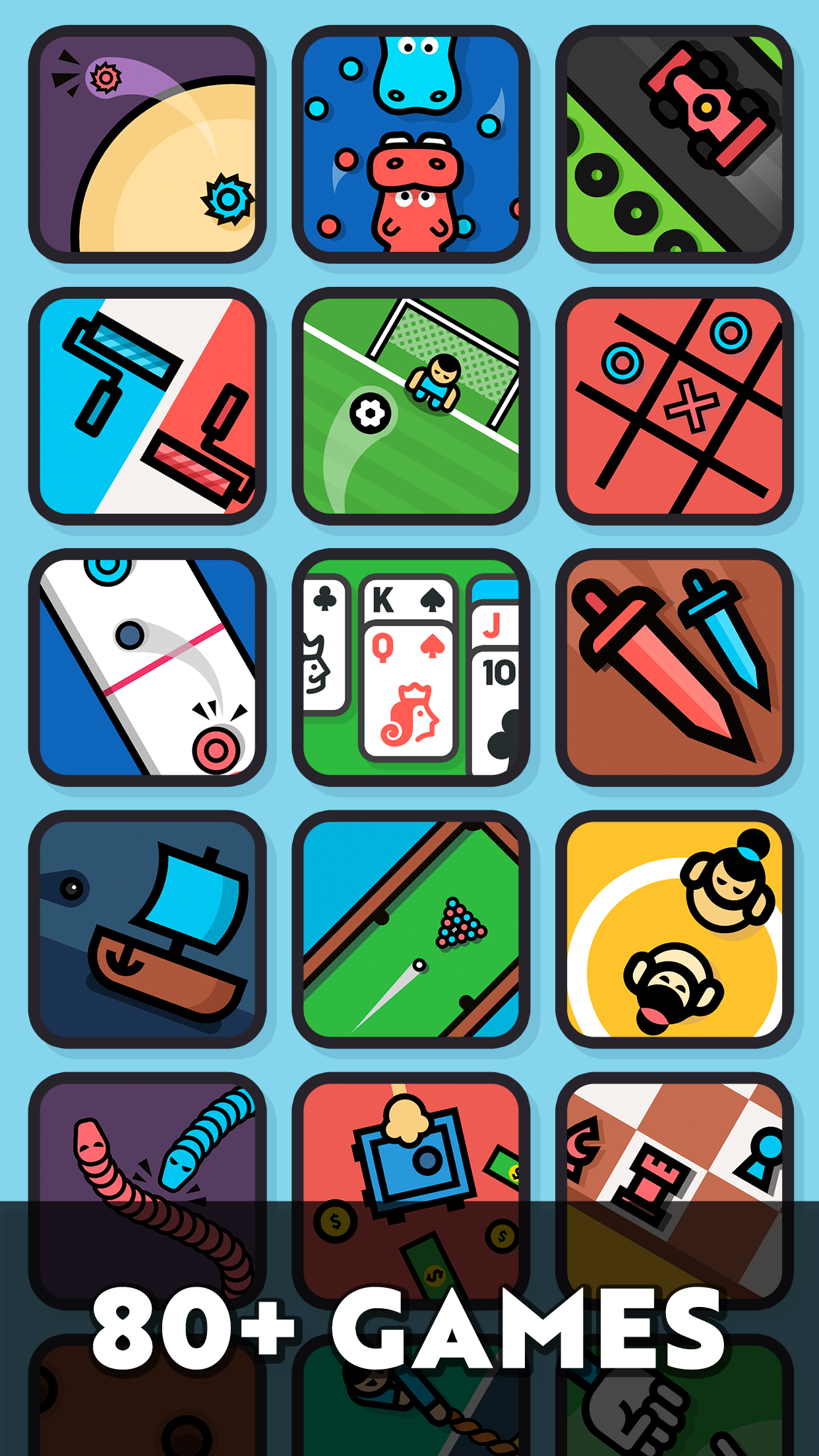 Captura de ecrã 1 da app 2 Player Games : the Challenge
