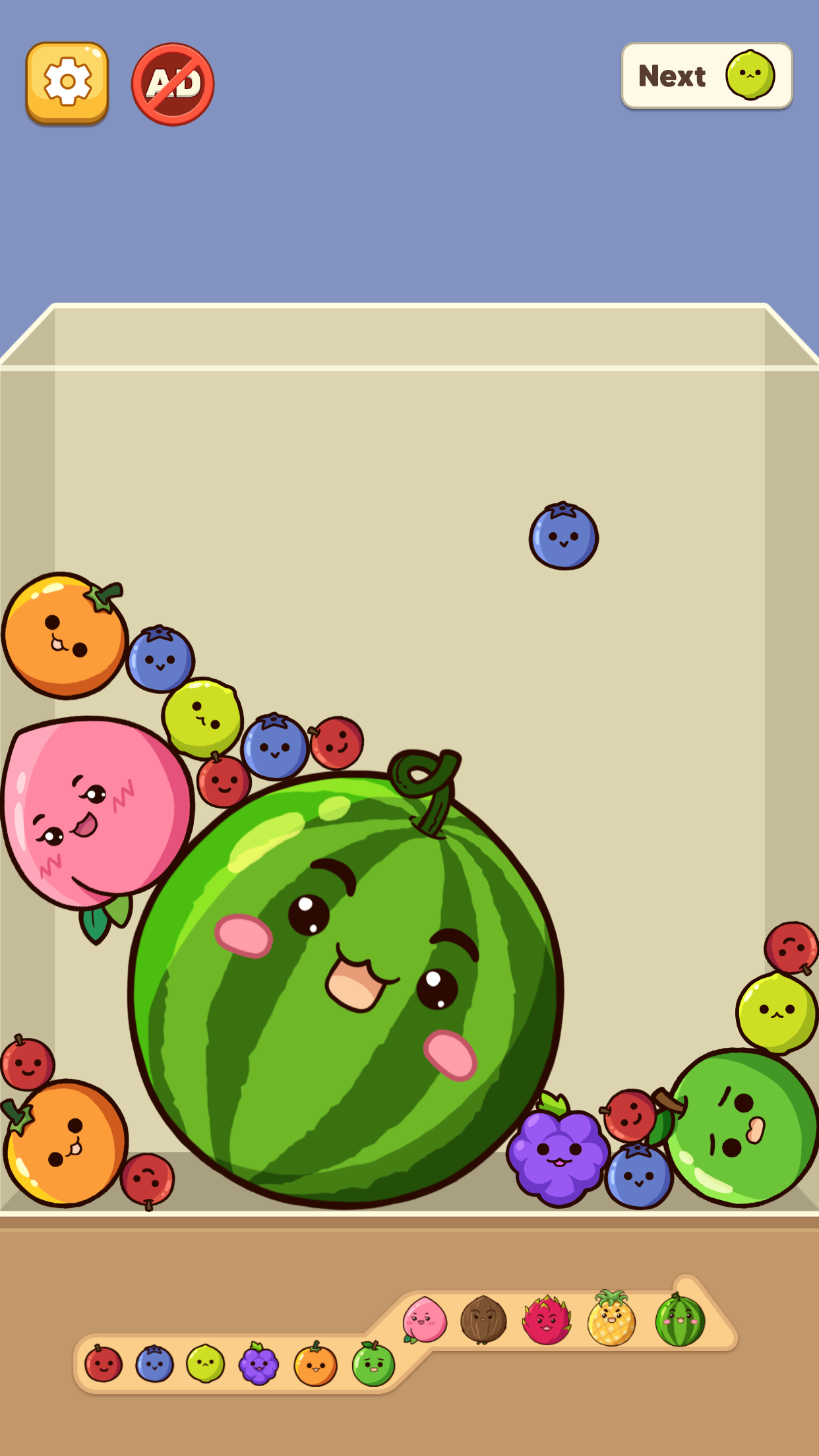Captura de ecrã 3 da app Fruit Merge™: Match Game