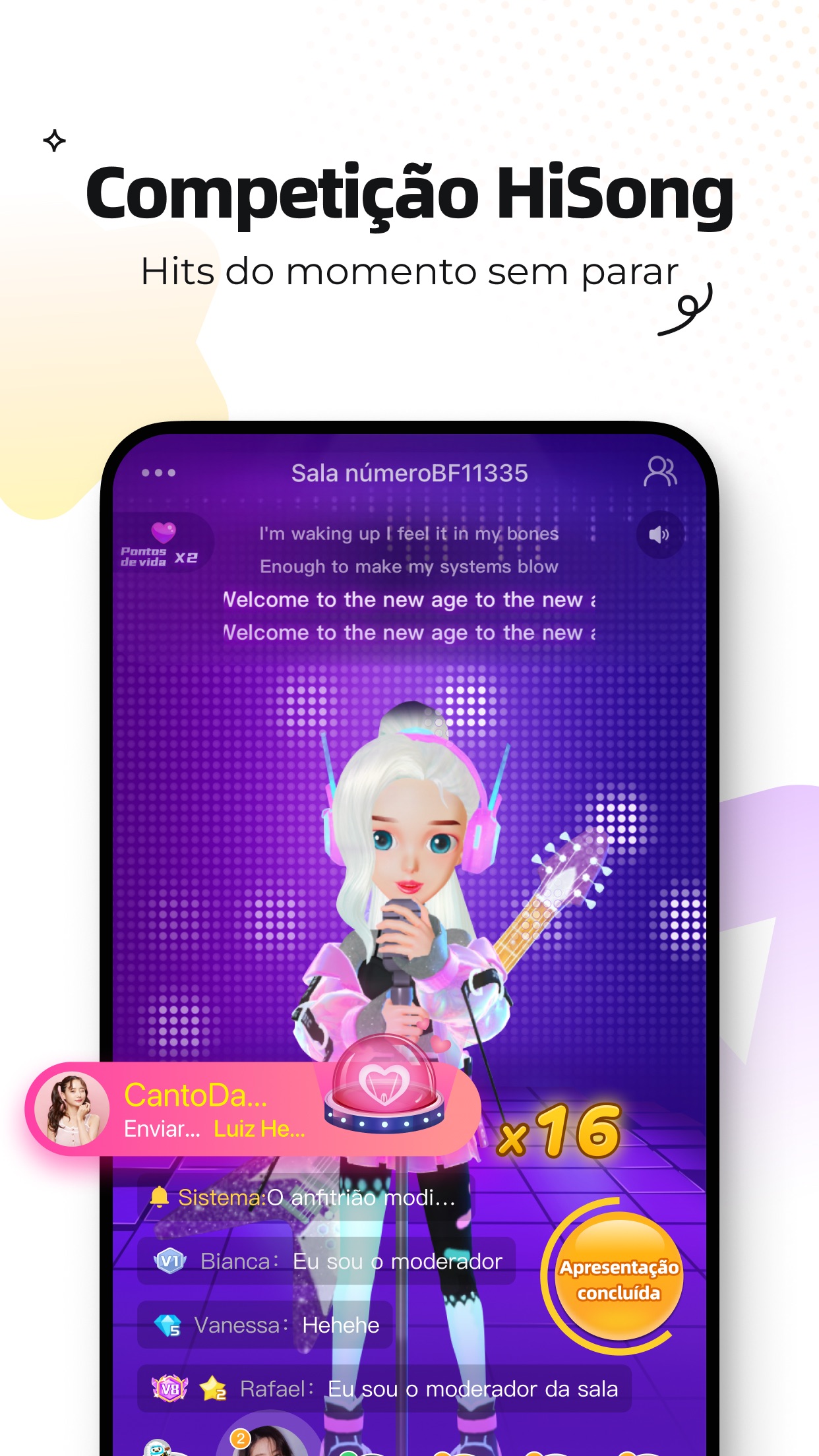 Captura de ecrã 2 da app WePlay - Jogos e Chat
