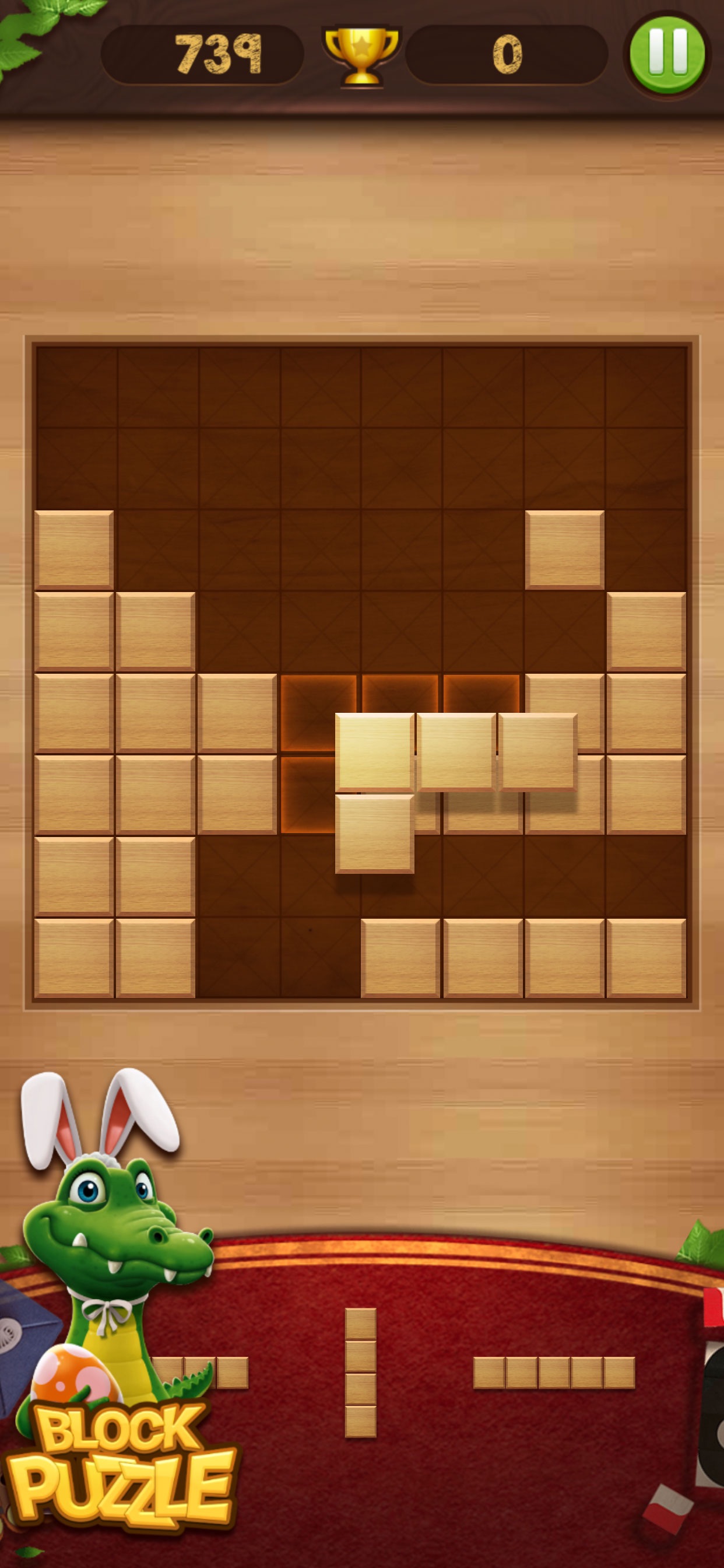 Captura de ecrã 2 da app Block Puzzle Wood