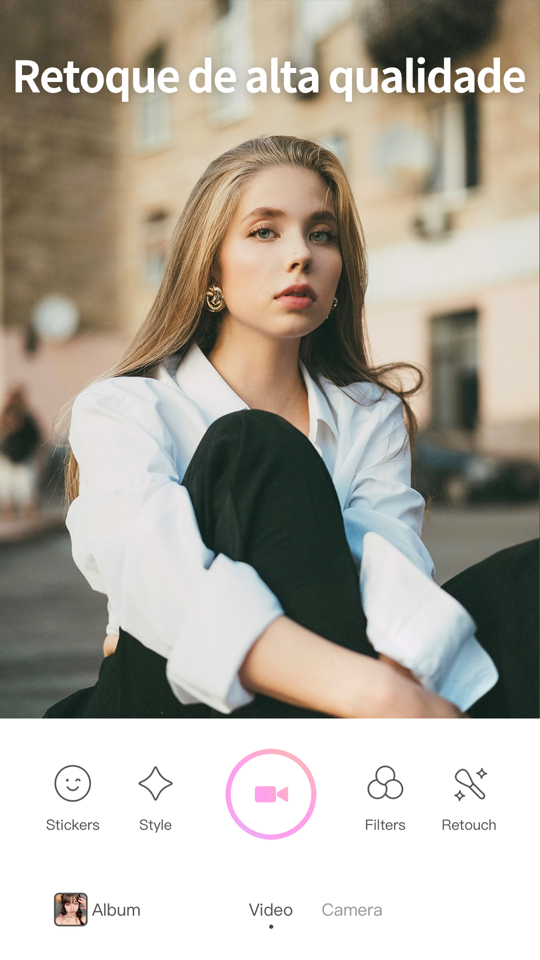 Captura de ecrã 3 da app BeautyCam-Beautify & AI Artist