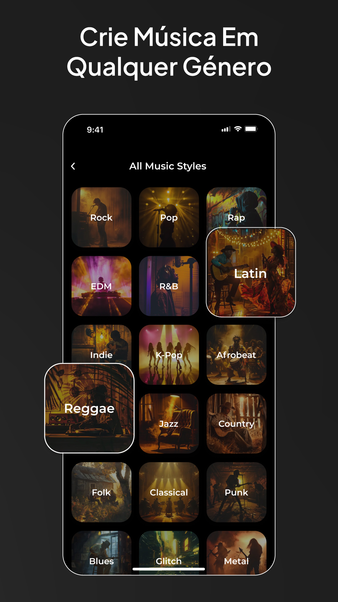 Captura de ecrã 3 da app Gerador de Músicas IA -Jukebox