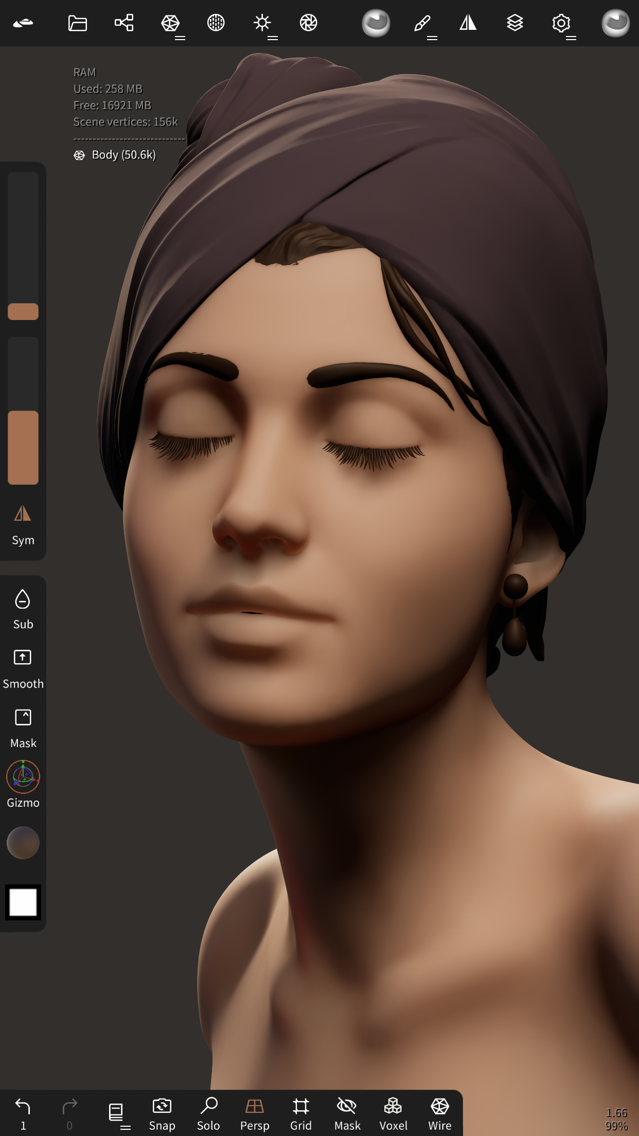 Captura de ecrã 4 da app Nomad Sculpt