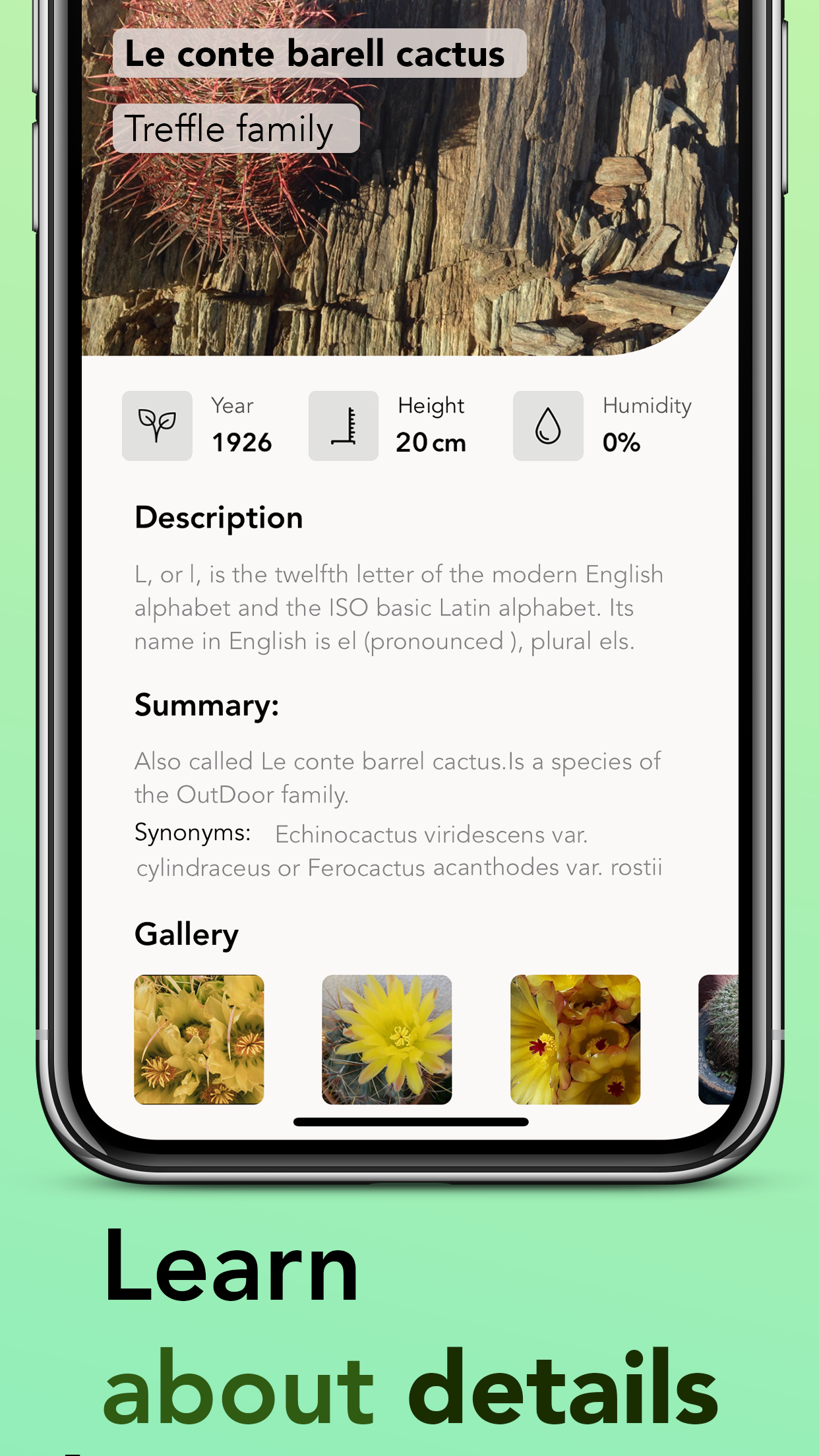 Captura de ecrã 4 da app Identificador de plantas - Net